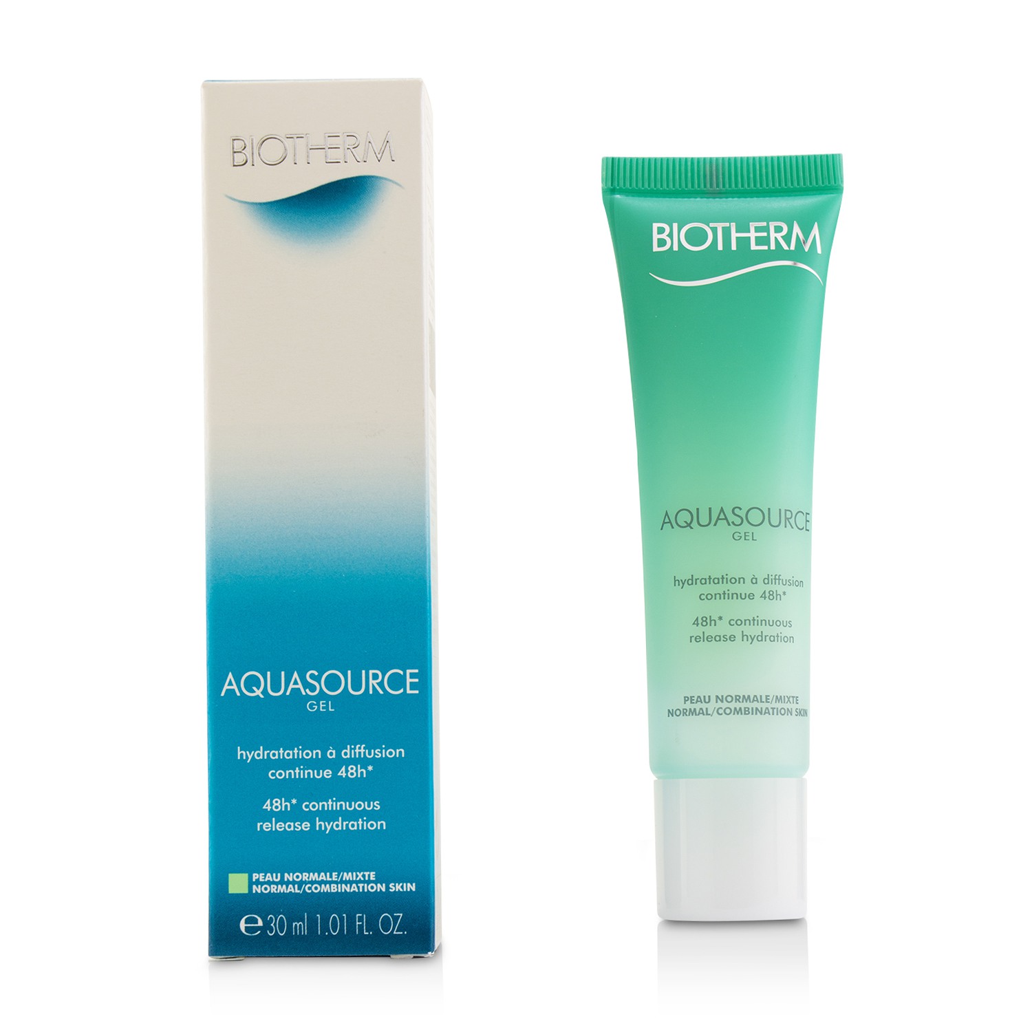 Biotherm Aquasource 48H Continuous Release Hydration Gel - For Normal/ Combination Skin 30ml/1.01oz