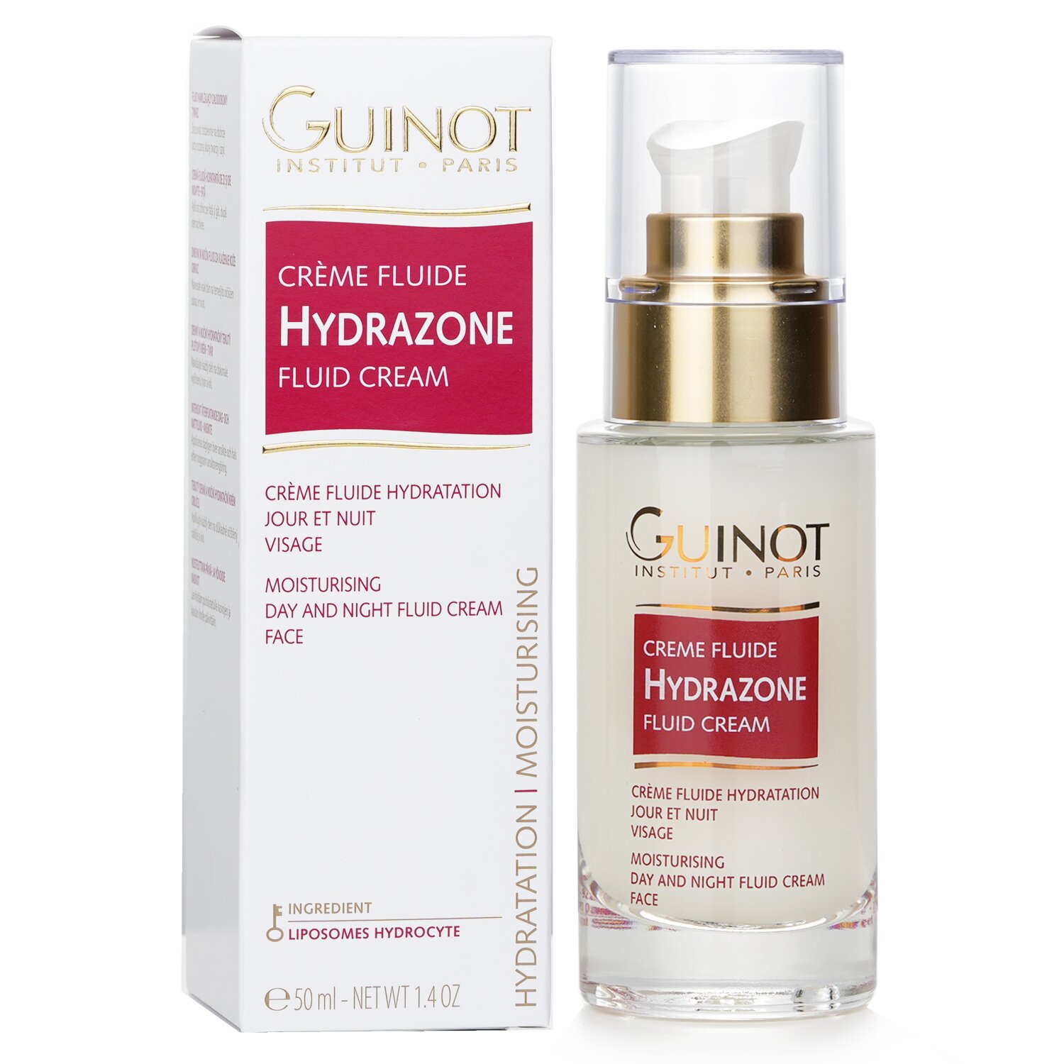 Guinot كريم سائل ليلي نهاري مرطب Hydrazone للوجه 50ml/1.4oz