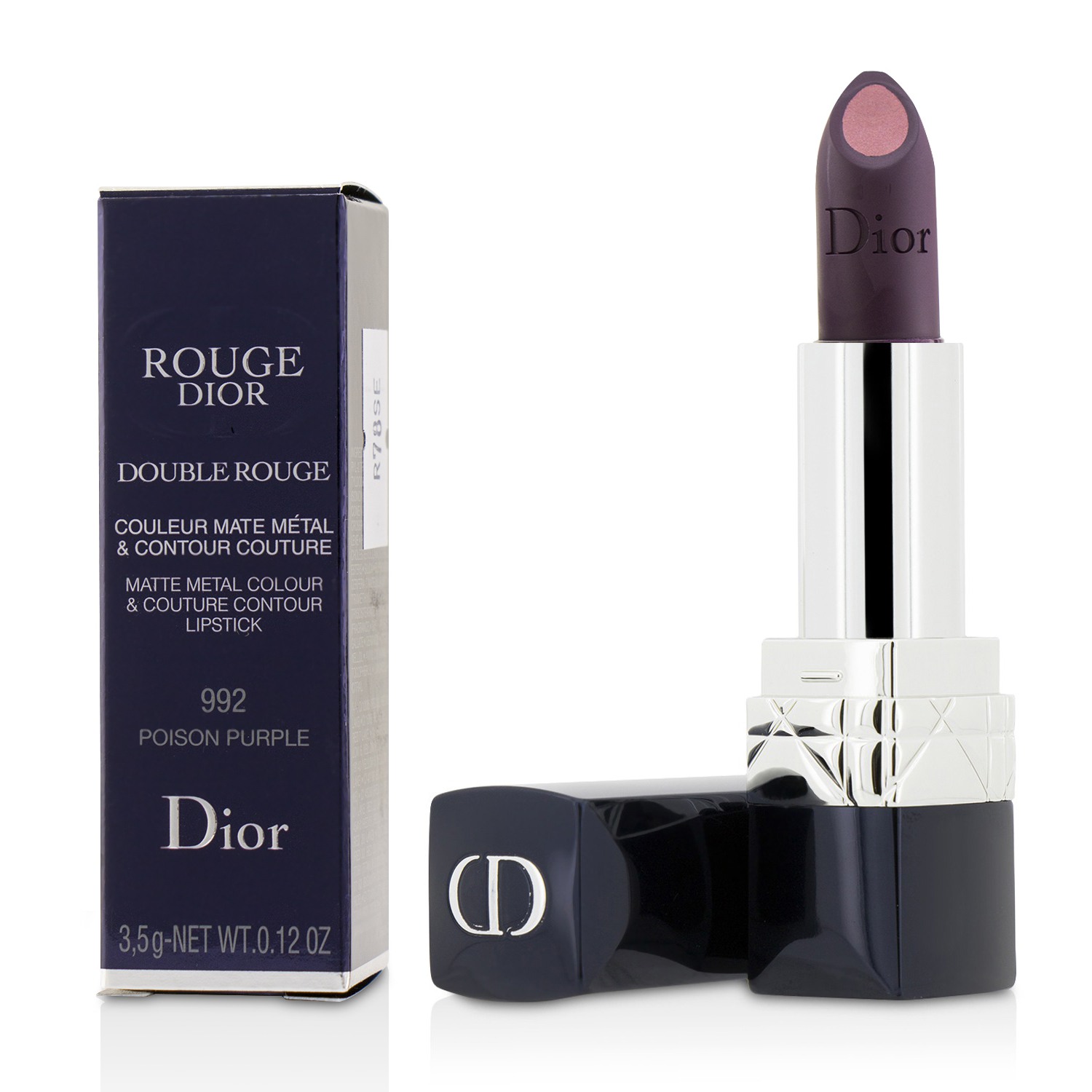 Christian Dior Rouge Dior Double Rouge Matte Metal Colour & Couture Contour Lipstick 3.5g/0.12oz