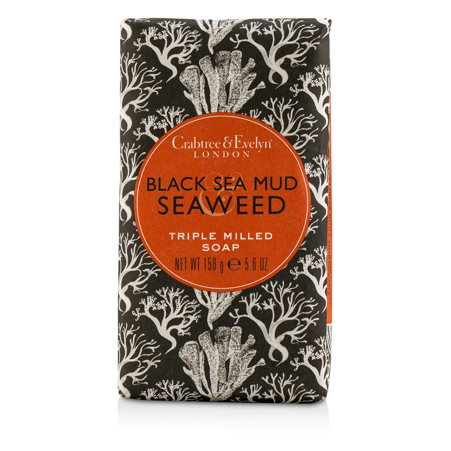 瑰珀翠  Crabtree & Evelyn Black Sea Mud & Seaweed Triple Milled Soap 158g/5.6oz