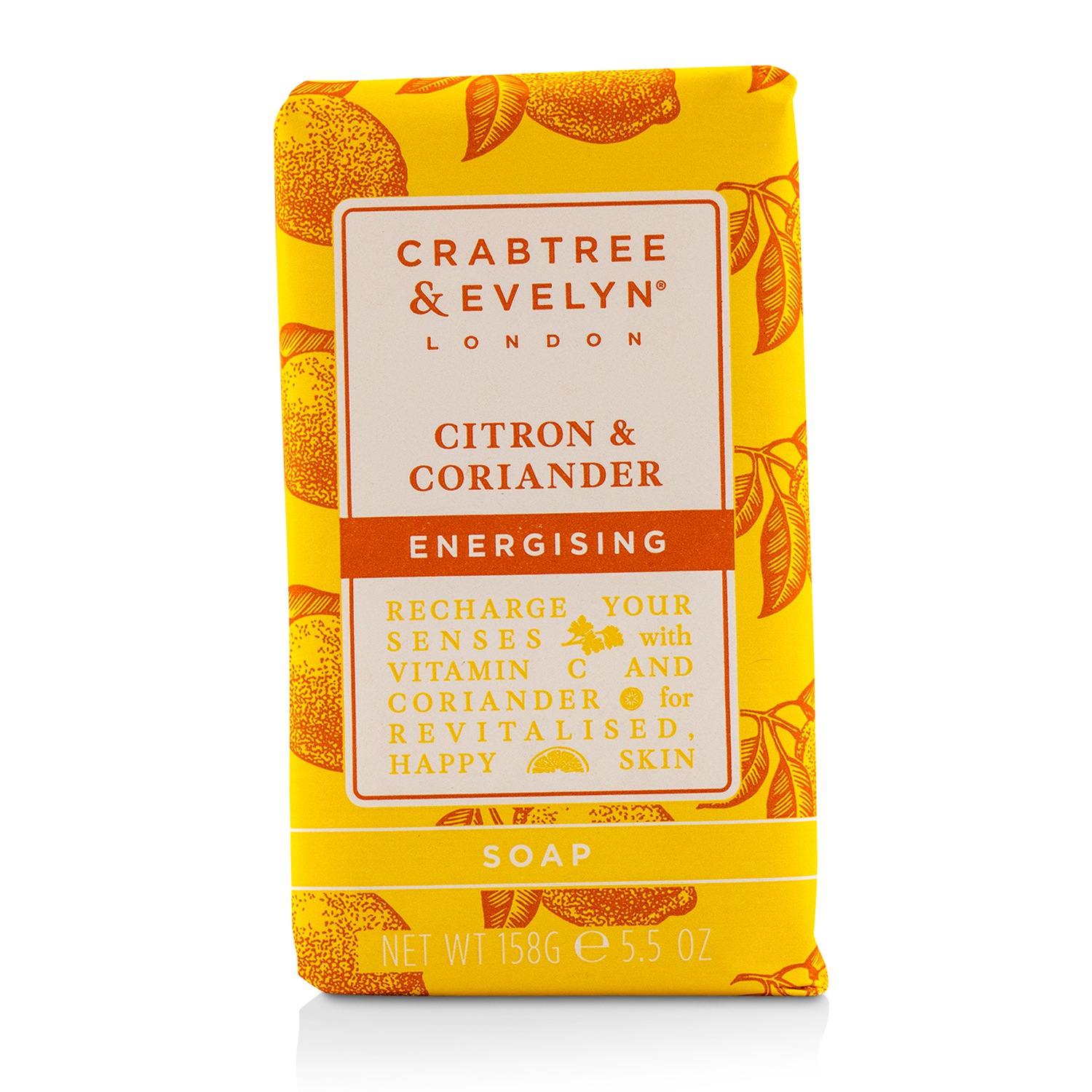 Crabtree & Evelyn صابون منشط بالحمضيات والكزبرة 158g/5.5oz