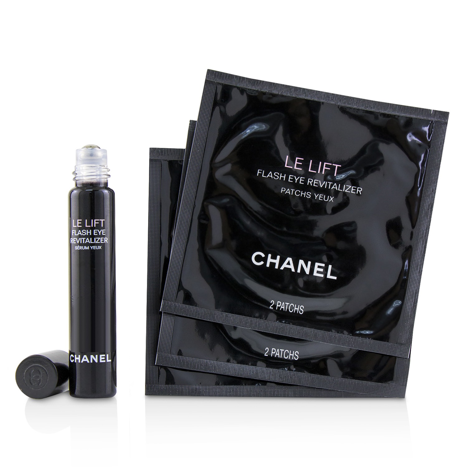 Chanel Le Lift Eye Beauty Box (1x Revitalizing Roll-On Serum 5 ml / 0,17 oz + 20x Revitalizing Patches) Picture Color