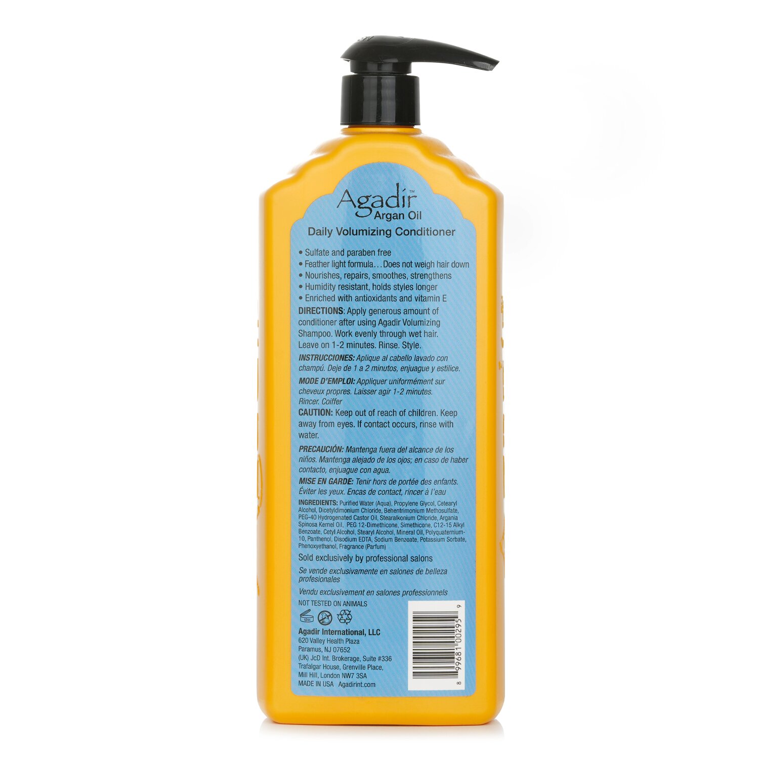 Agadir Argan Oil Daily Volumizing Conditioner (All Hair Types) 1000ml/33.8oz