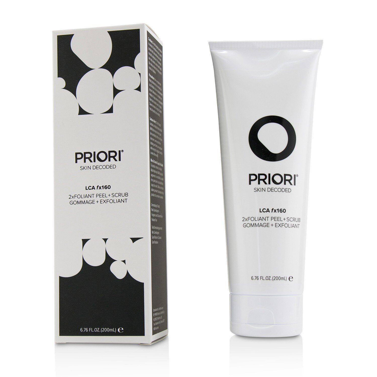 Priori 倍歐麗 LCA fx160 -2x去角質+磨砂膏LCA fx160 - 2xFoliant Peel + Scrub 200ml/6.76oz