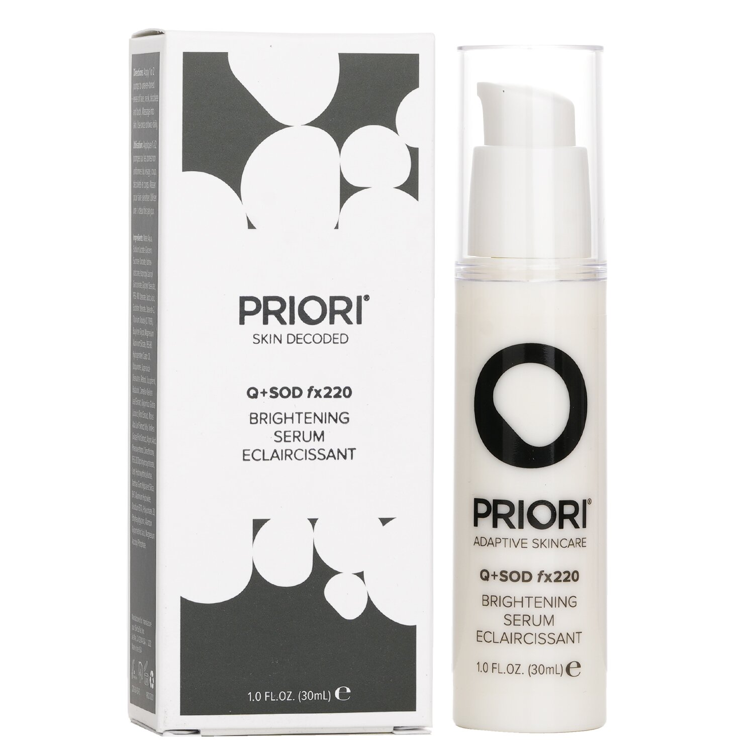 Priori Q+SOD fx220 - Brightening Serum 30ml/1oz