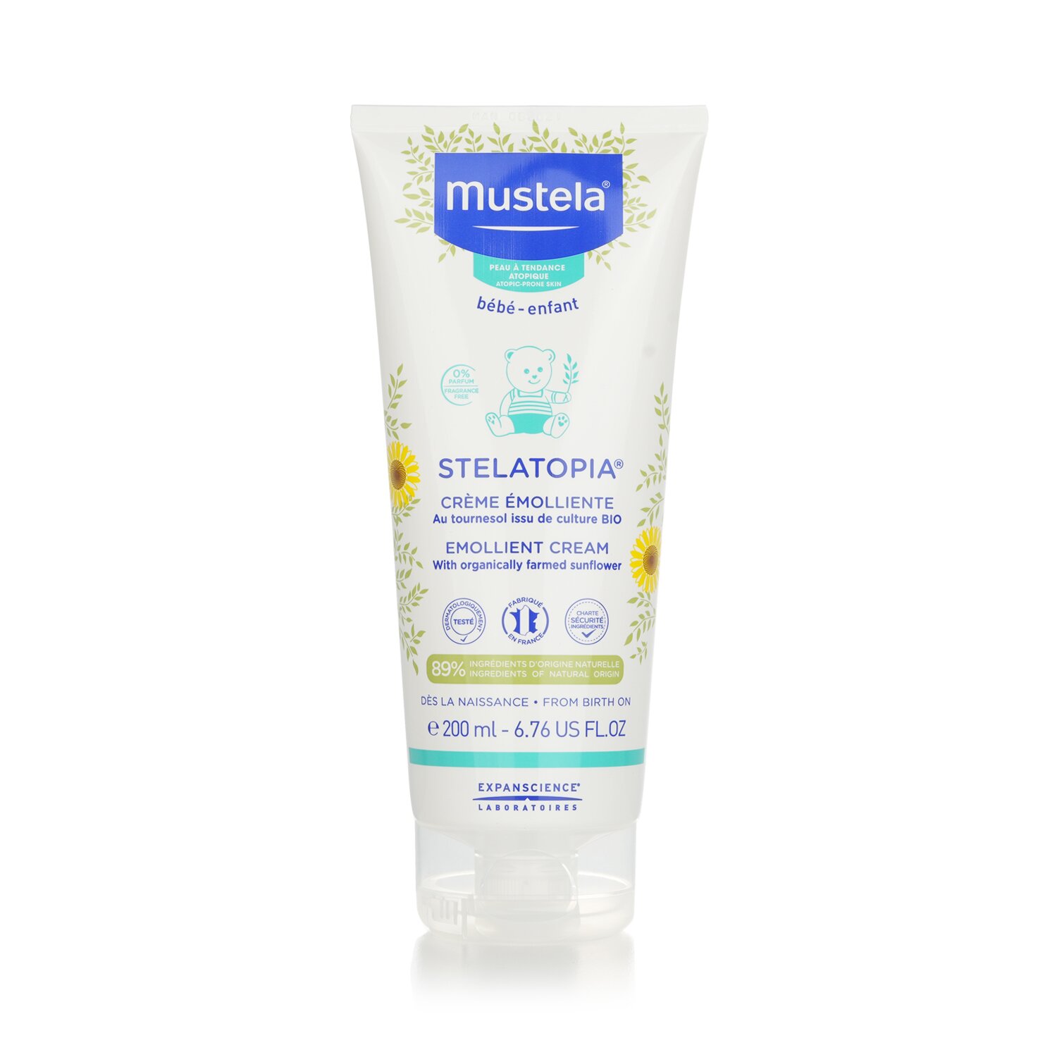 Mustela Stelatopia Emollient Cream - For Atopic-Prone Skin 200ml/6.76oz