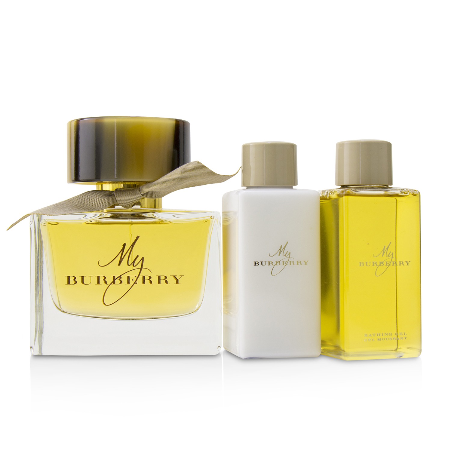 Burberry My Burberry Coffret: Eau De Parfum Spray 90ml/3oz + Body Lotion 75ml/2.6oz + Bathing Gel Gel 75ml/2.6oz 3pcs