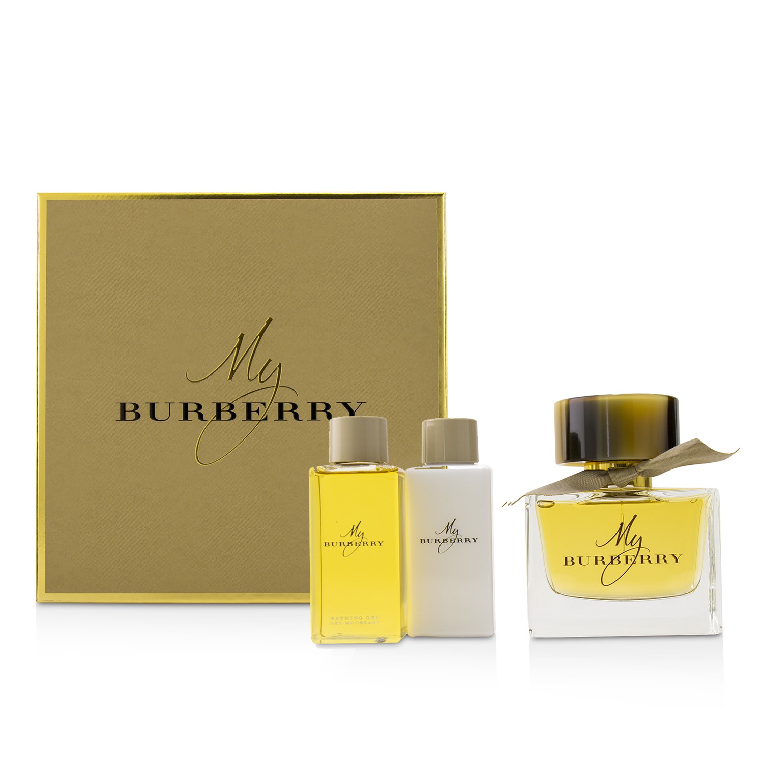 Burberry My Burberry Coffret: Eau De Parfum Spray 90ml/3oz + Body Lotion 75ml/2.6oz + Bathing Gel Gel 75ml/2.6oz 3pcs