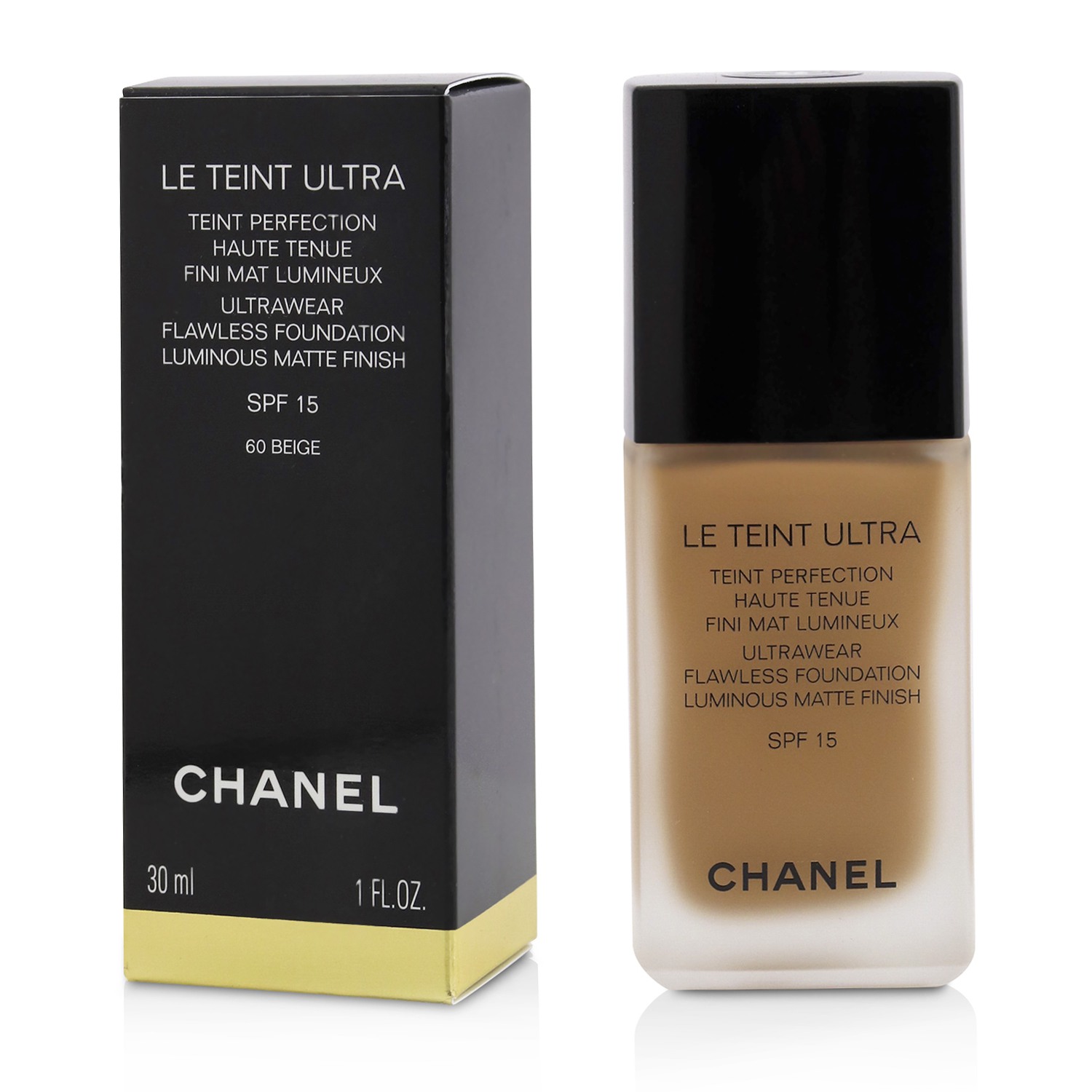 Chanel Le Teint Ultra Стойкая Безупречная Основа с Сияющим Матовым Покрытием SPF15 30ml/1oz