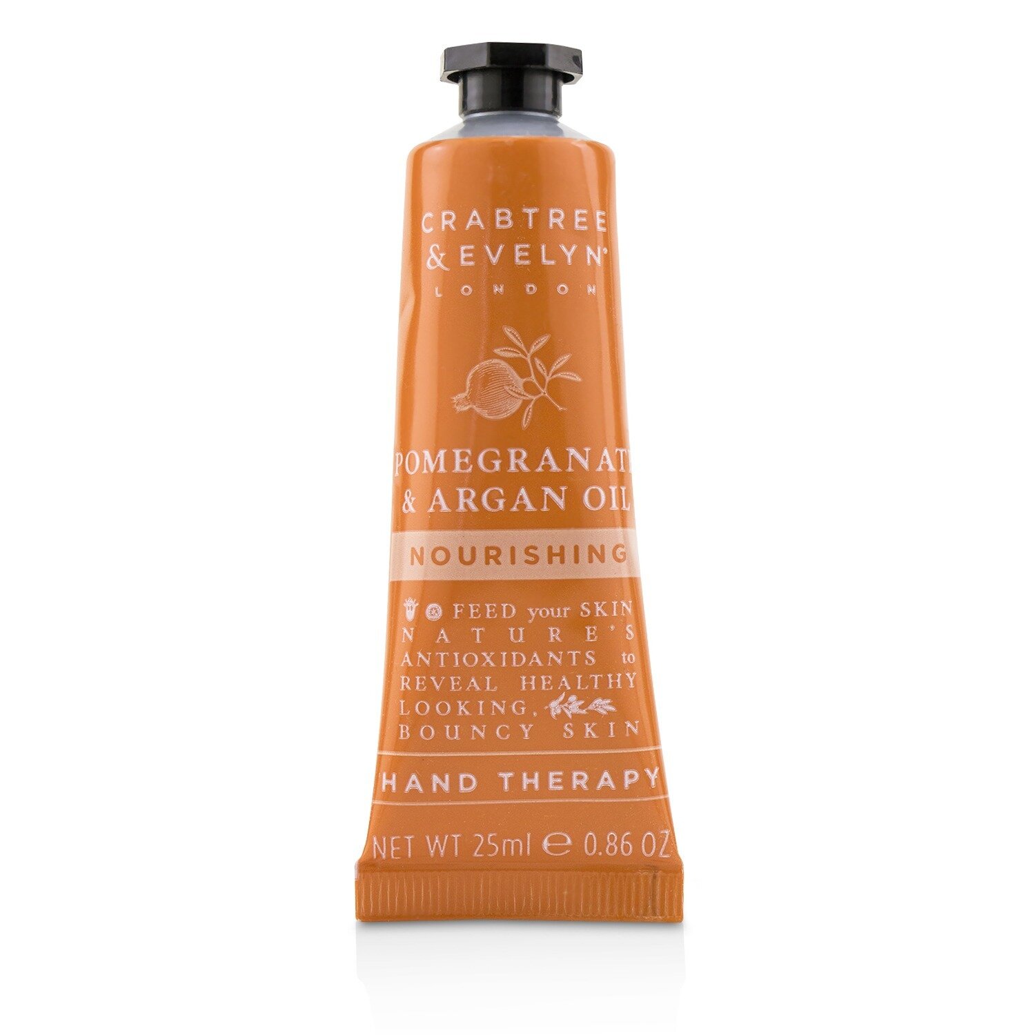 Crabtree & Evelyn 瑰珀翠  紅石榴與堅果油手部修護霜 25ml/0.86oz