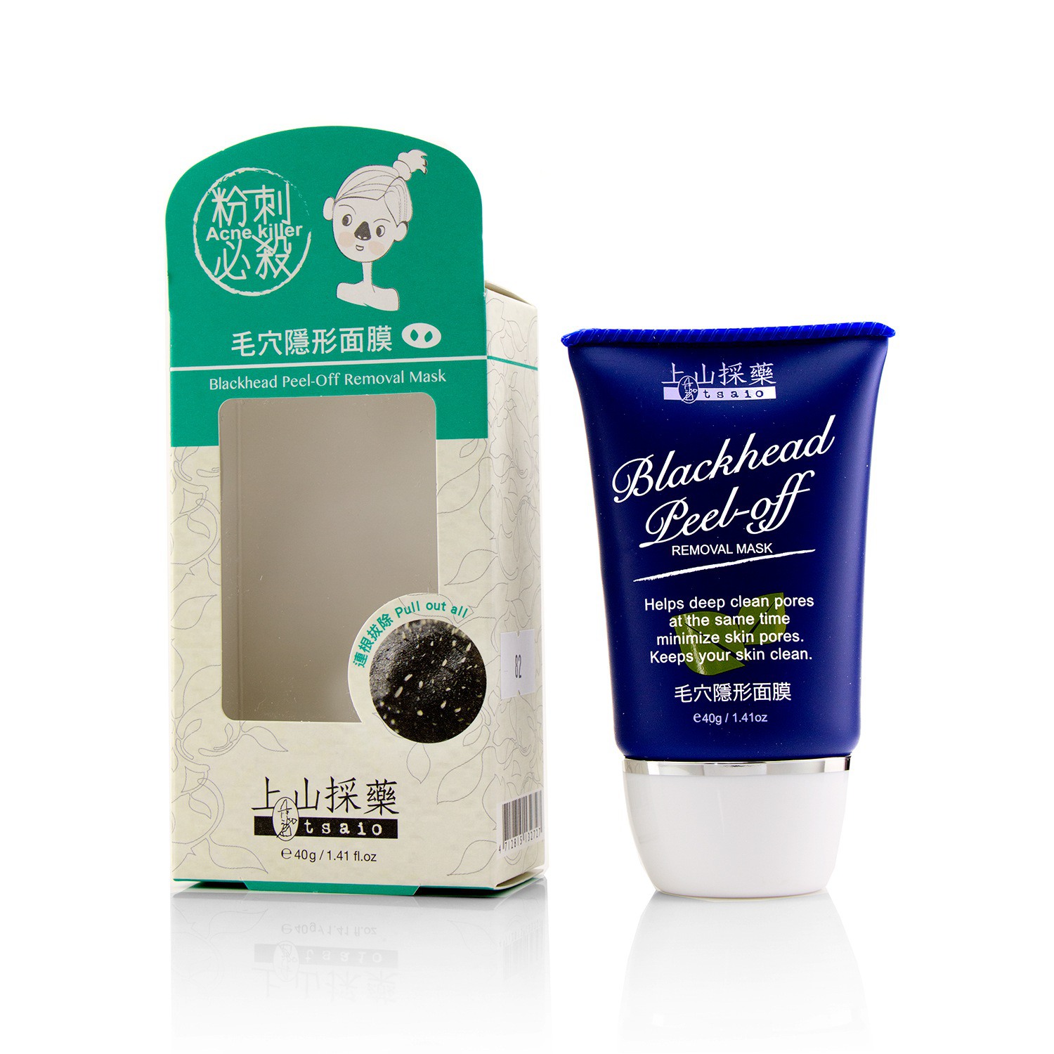 上山採薬 tsaio Tsaio Blackhead Peel-Off Removal Mask 40g