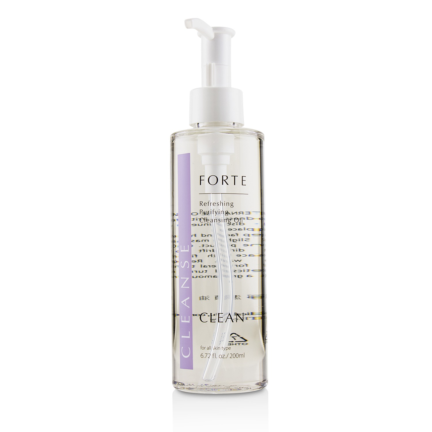 FORTE CLEAN Refreshing Purifying Cleansing Oil 200ml/6.72oz