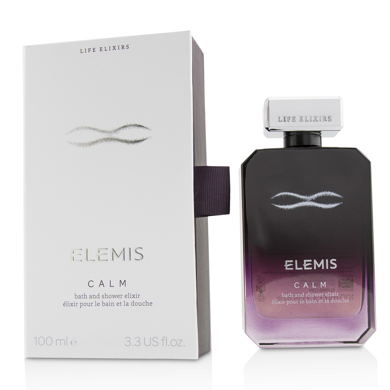 エレミス Elemis ライフエリクシール カ―ム バス＆シャワーオイル 100ml/3.3oz