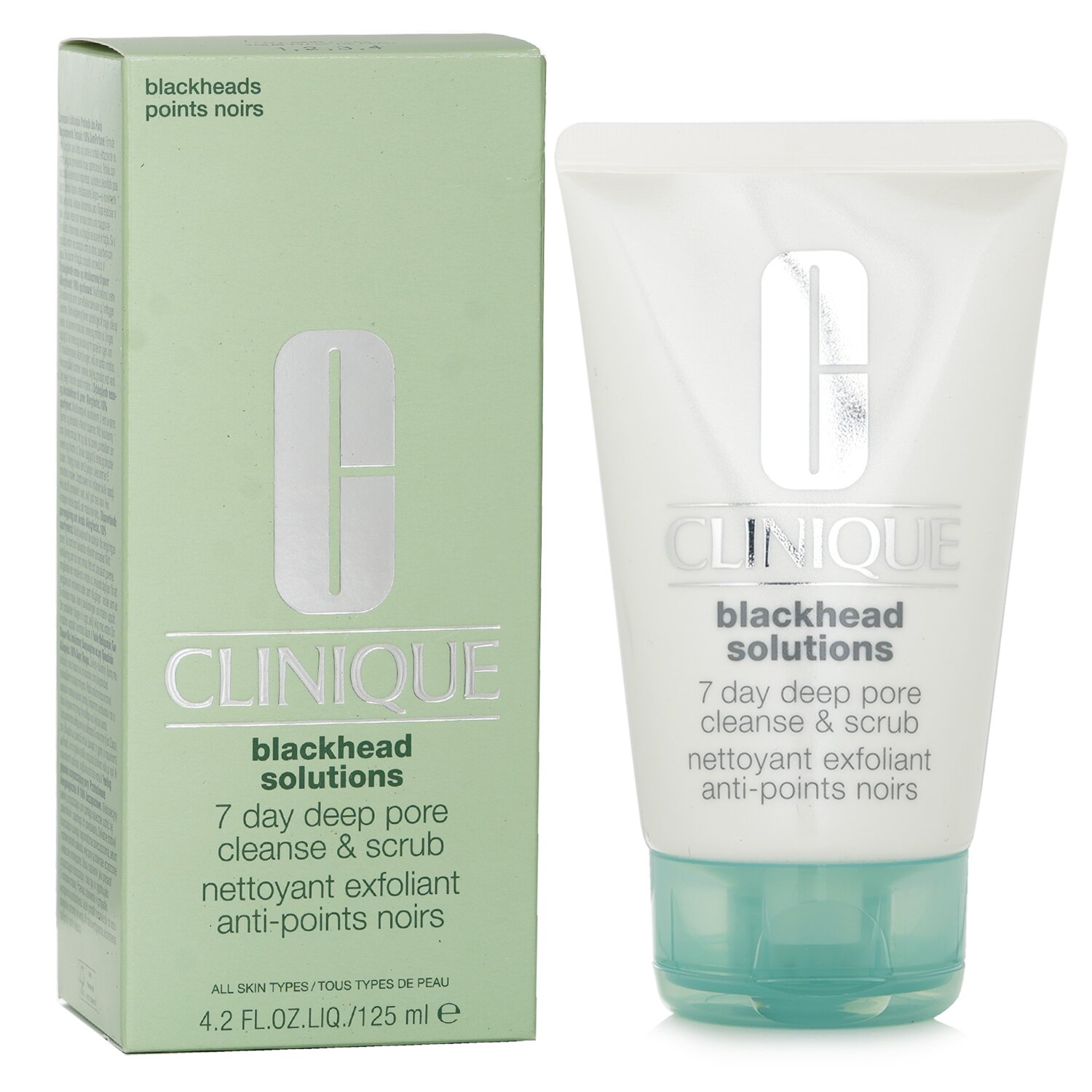 Clinique منظف فرك لتنظيف أعماق المسام بـ7 أيام Blackhead Solutions 125ml/4.2oz