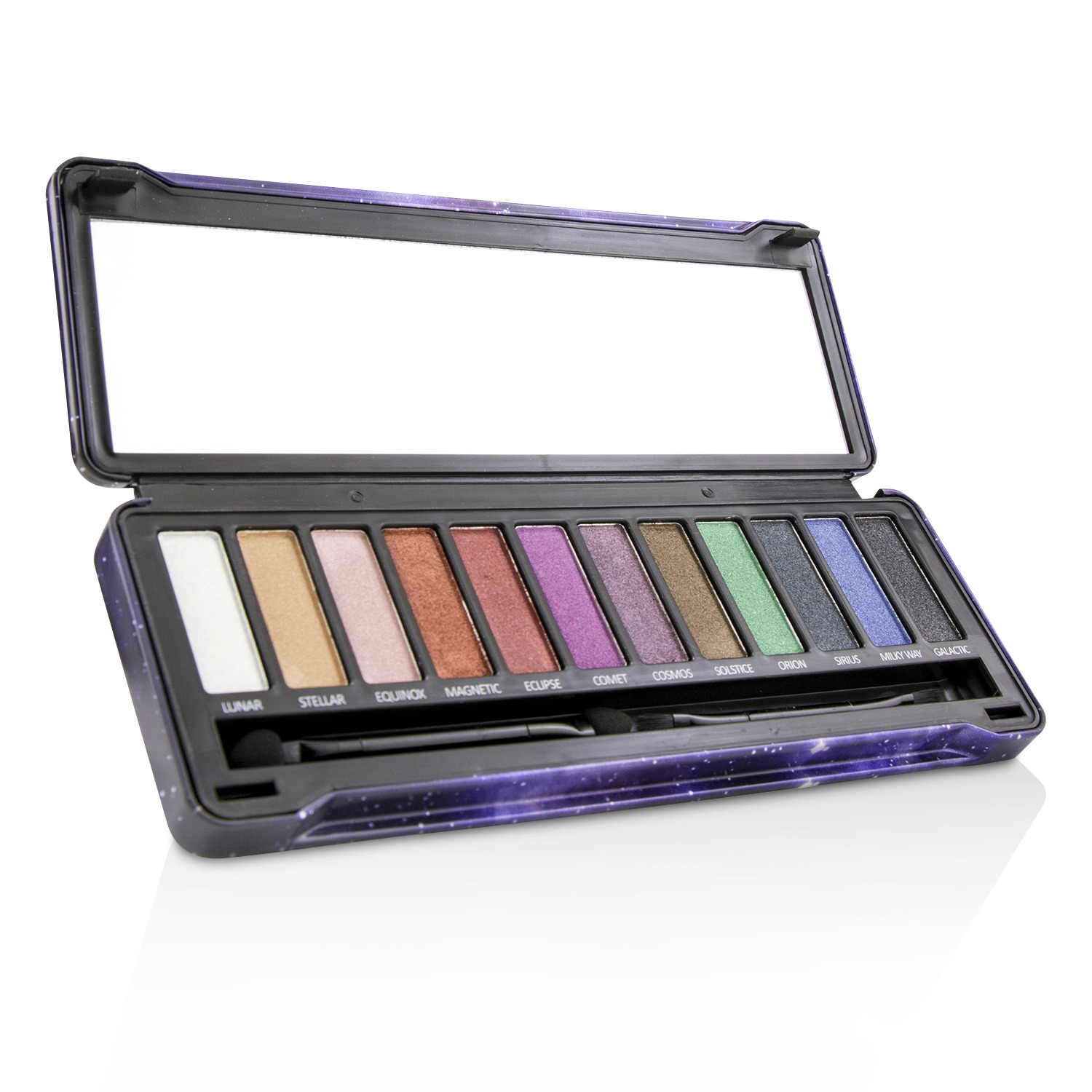 BYS Paleta de Sombra de Ojos (12x Sombras de Ojos, 2x Aplicador) 12g/0.42oz