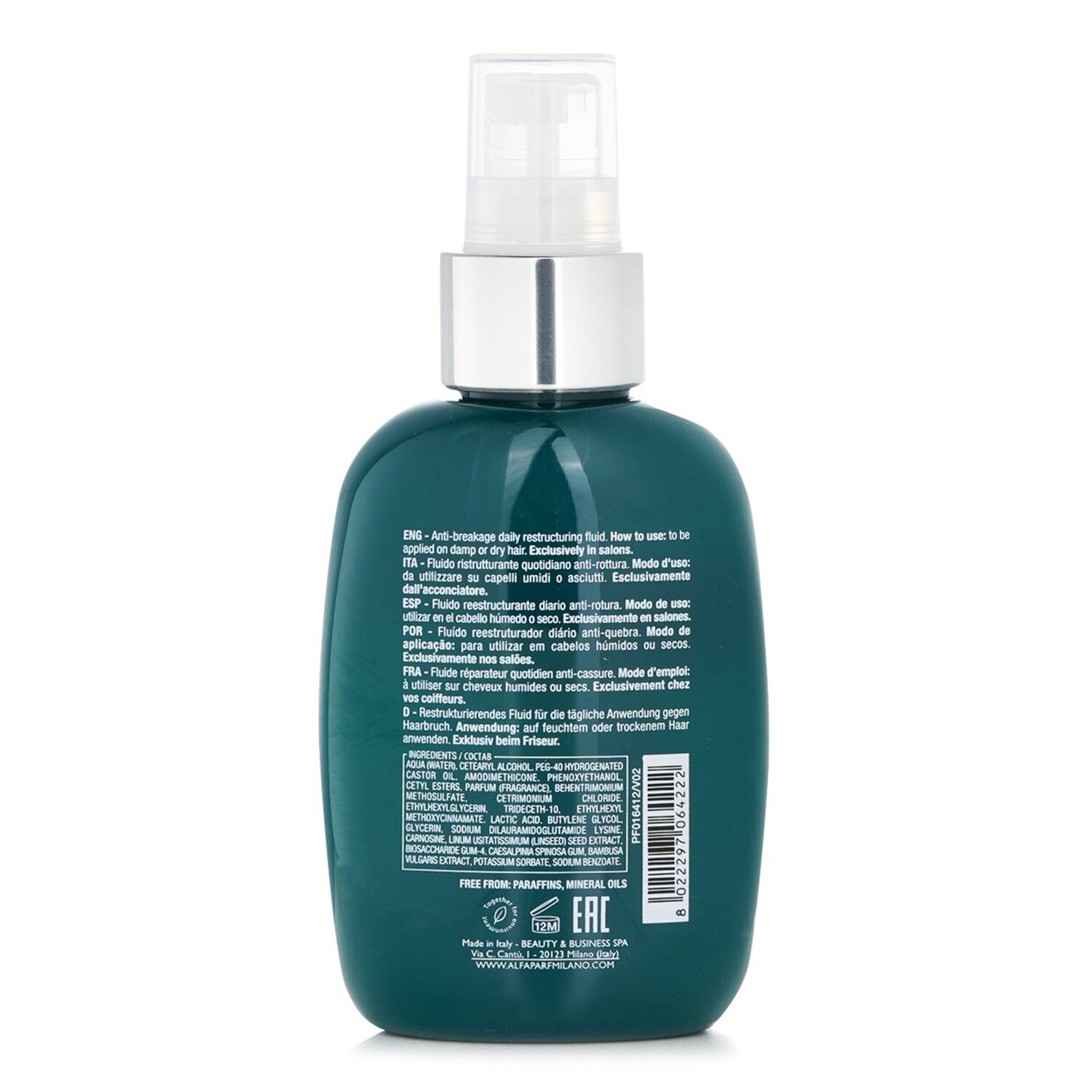 AlfaParf Semi Di Lino Reconstruction Anti-Breakage Daily Fluid (Damaged Hair) 125ml/4.23oz