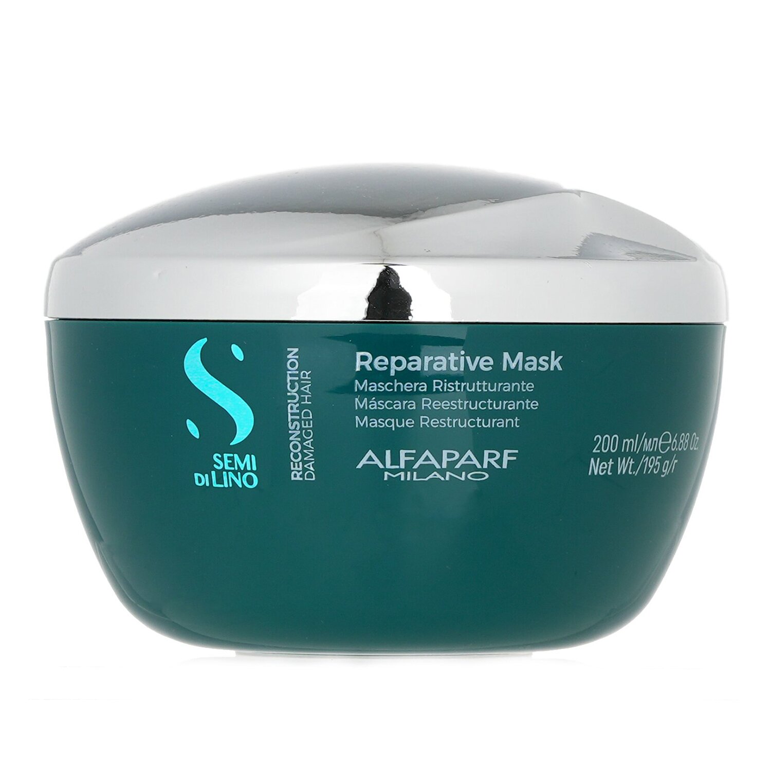 AlfaParf Semi Di Lino Reconstruction Mascarilla Reparadora (Cabello Dañado) 200ml/6.88oz