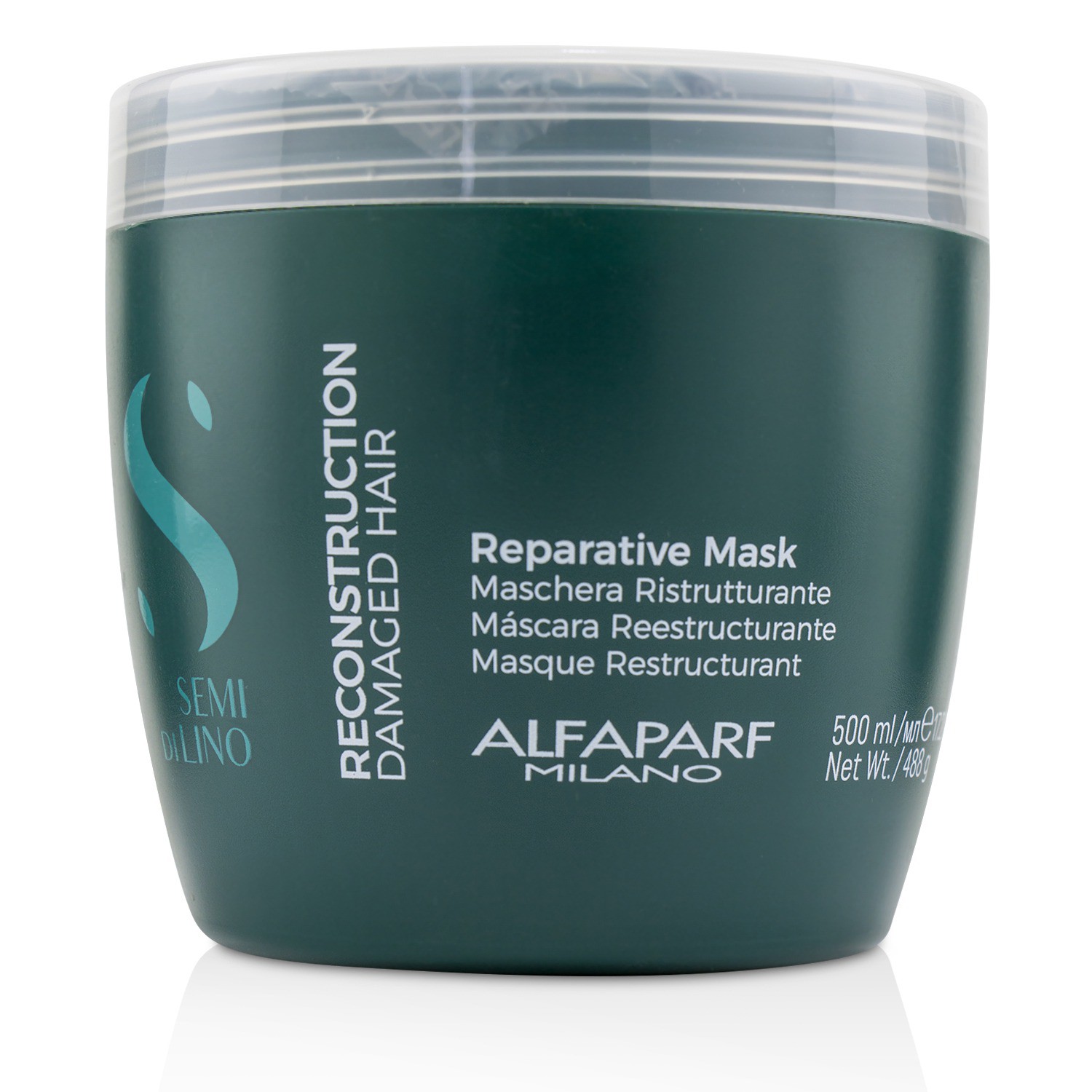 AlfaParf Semi Di Lino Reconstruction Reparative Mask (Damaged Hair) 500ml/17.2oz