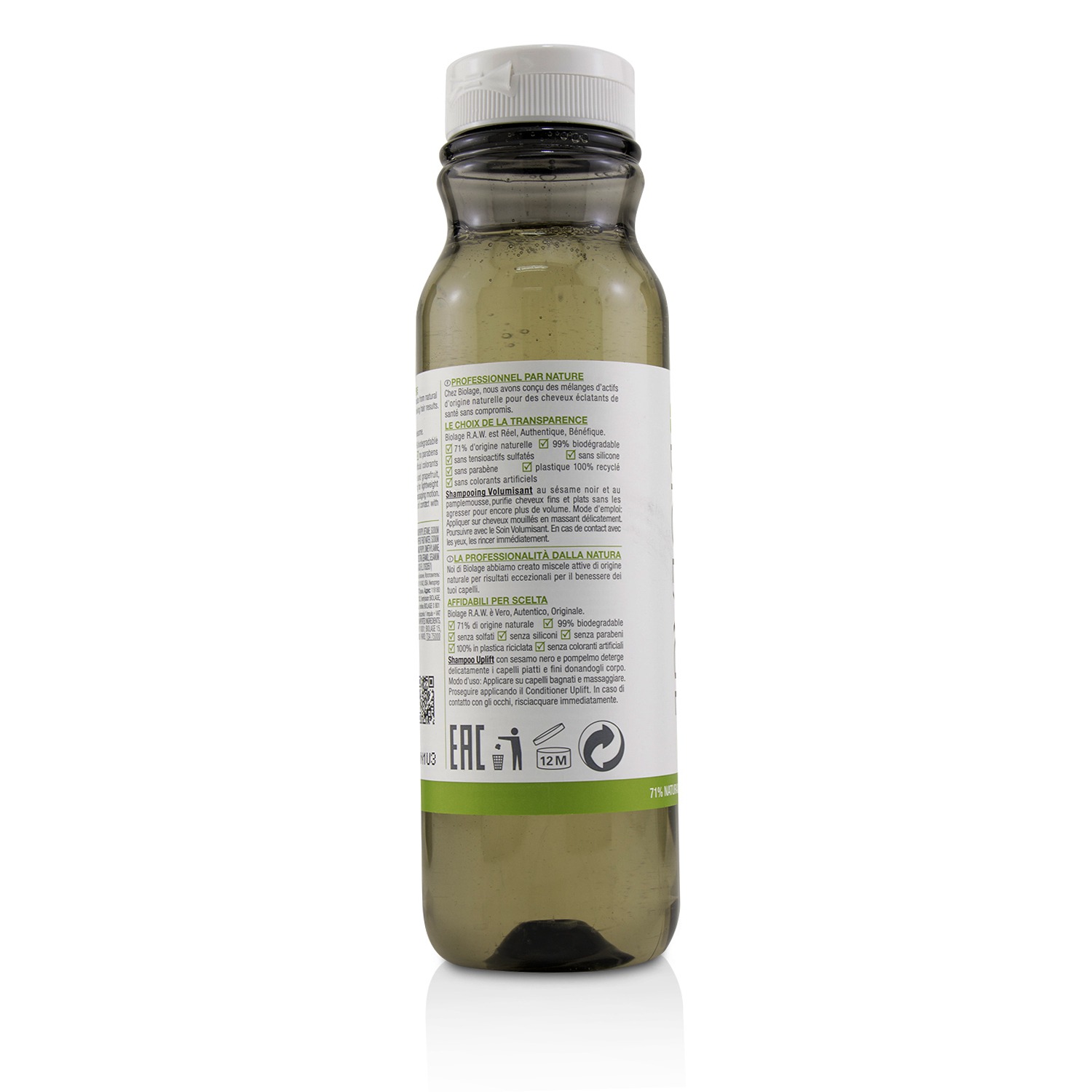 Matrix Biolage R.A.W. Uplift Champú (Para Cabello Plano, Fino) 325ml/11oz