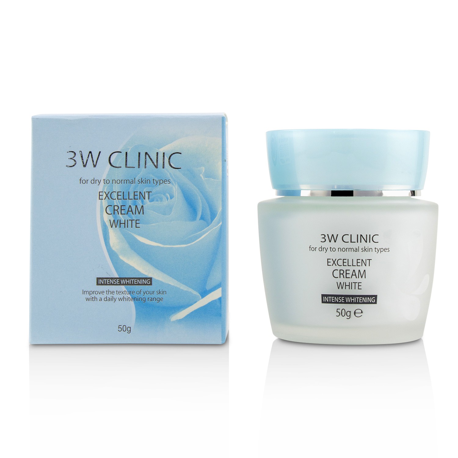 3W Clinic Excellent White Cream (Intensive Whitening) - For Dry to Normal Skin Types 50g/1.7oz