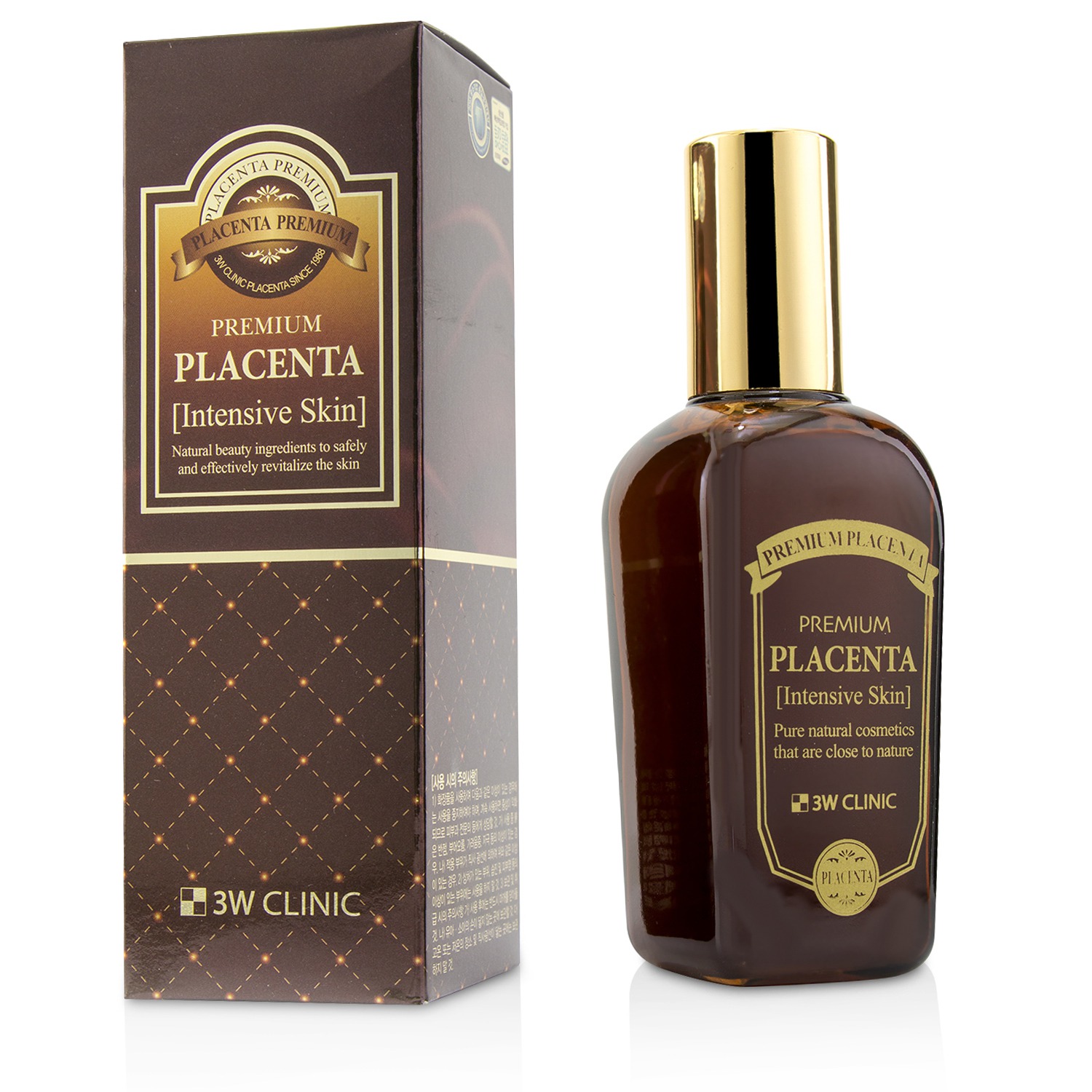 3W Clinic Premium Placenta Интенсивное Средство для Лица 145ml/4.83oz