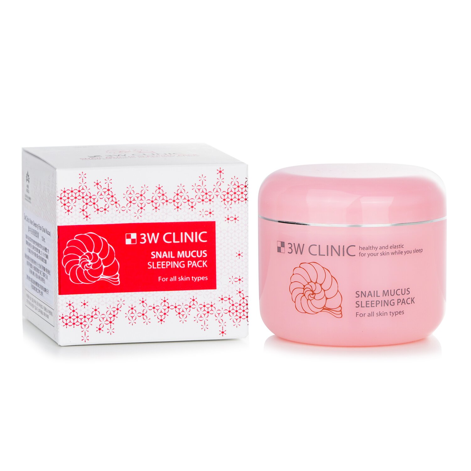 3W诊所  3W Clinic 蜗牛粘液睡眠面膜Snail Mucus Sleeping Pack 100ml/3.3oz