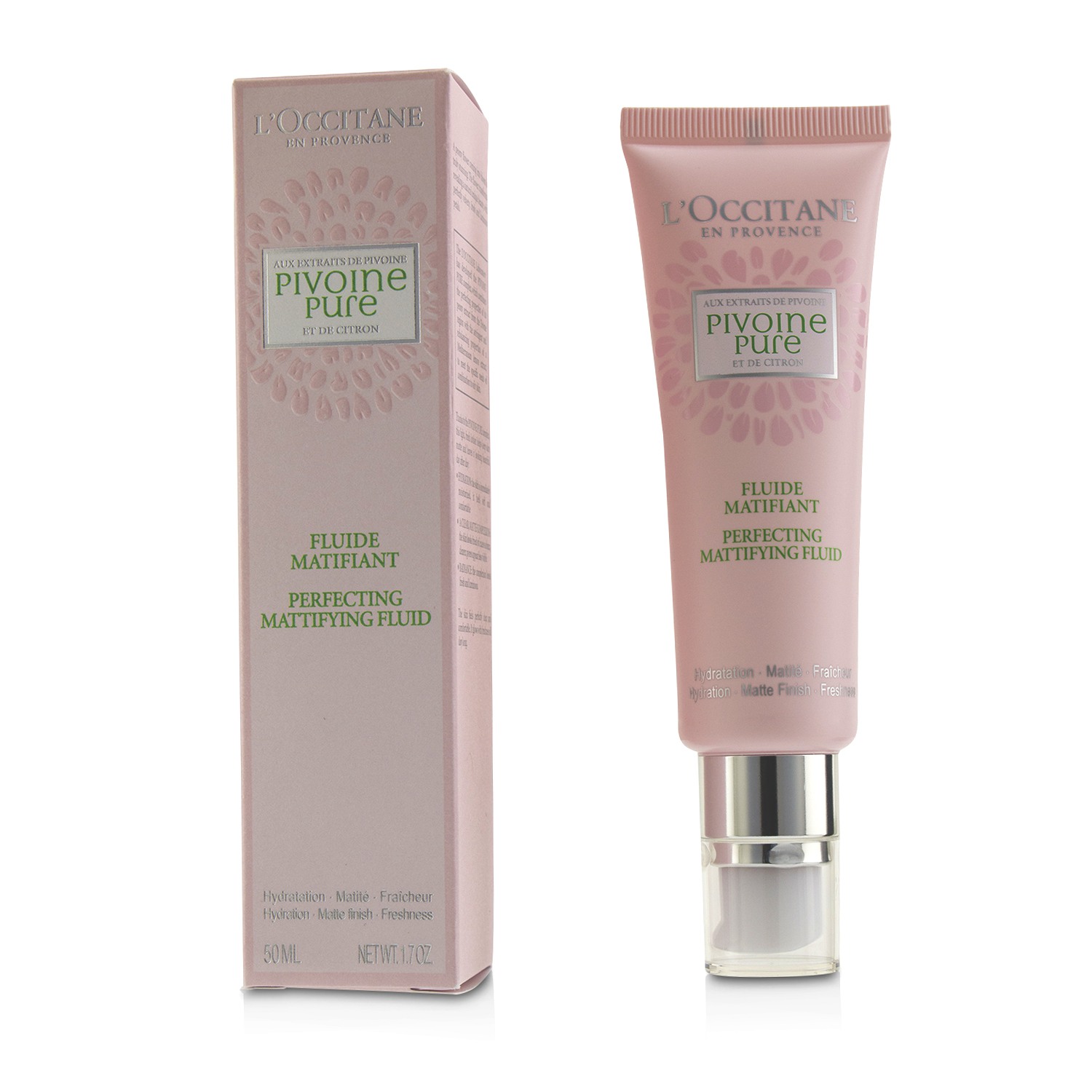 L'Occitane Peony Pivoine Совершенствующий Матирующий Флюид 50ml/1.7oz