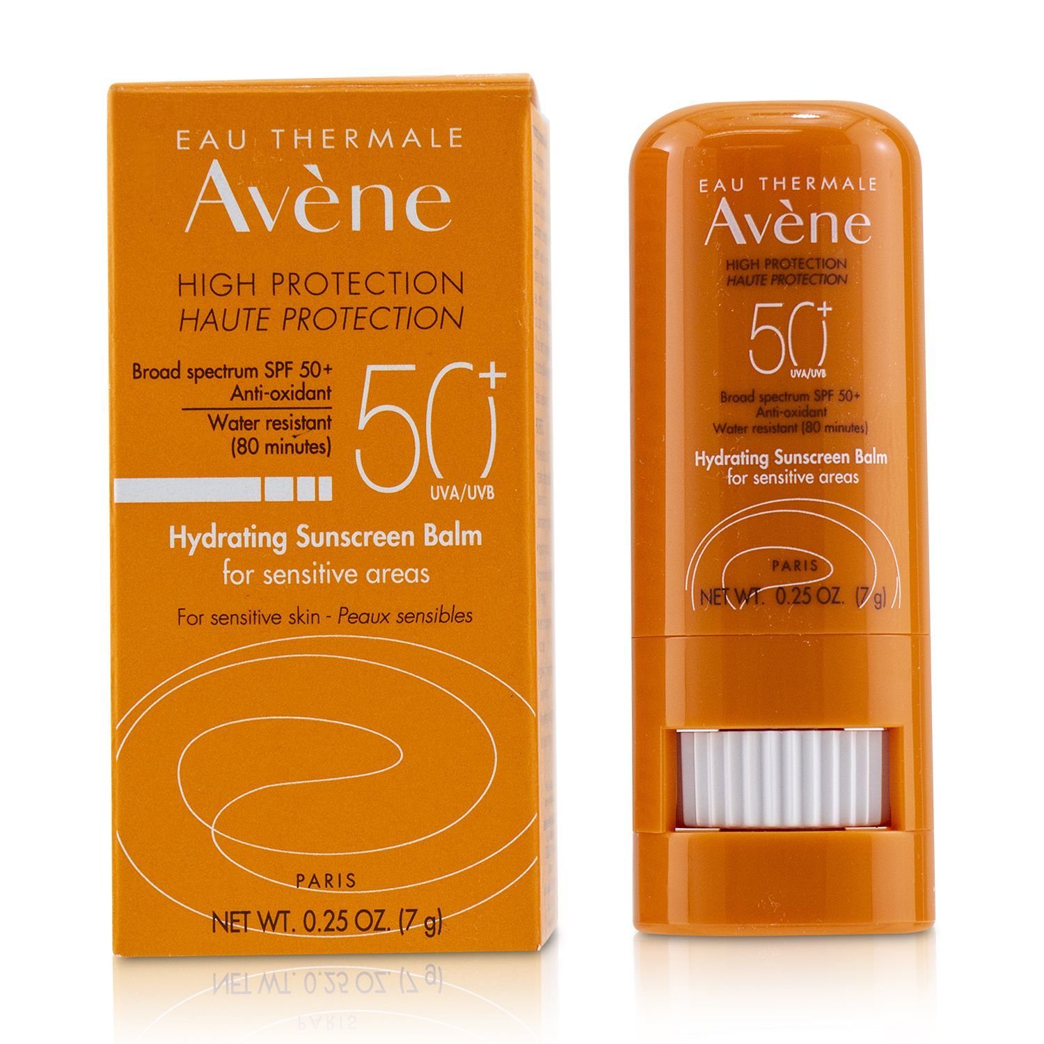 Avene Hydrating Sunscreen Balm SPF 50 - For Sensitive Skin 7g/0.25oz