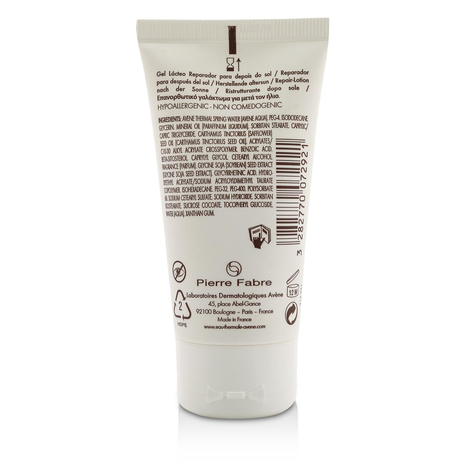 Avene Gel Cremoso Reparación Para Después del Sol - Para Piel Sensible 50ml/1.6oz