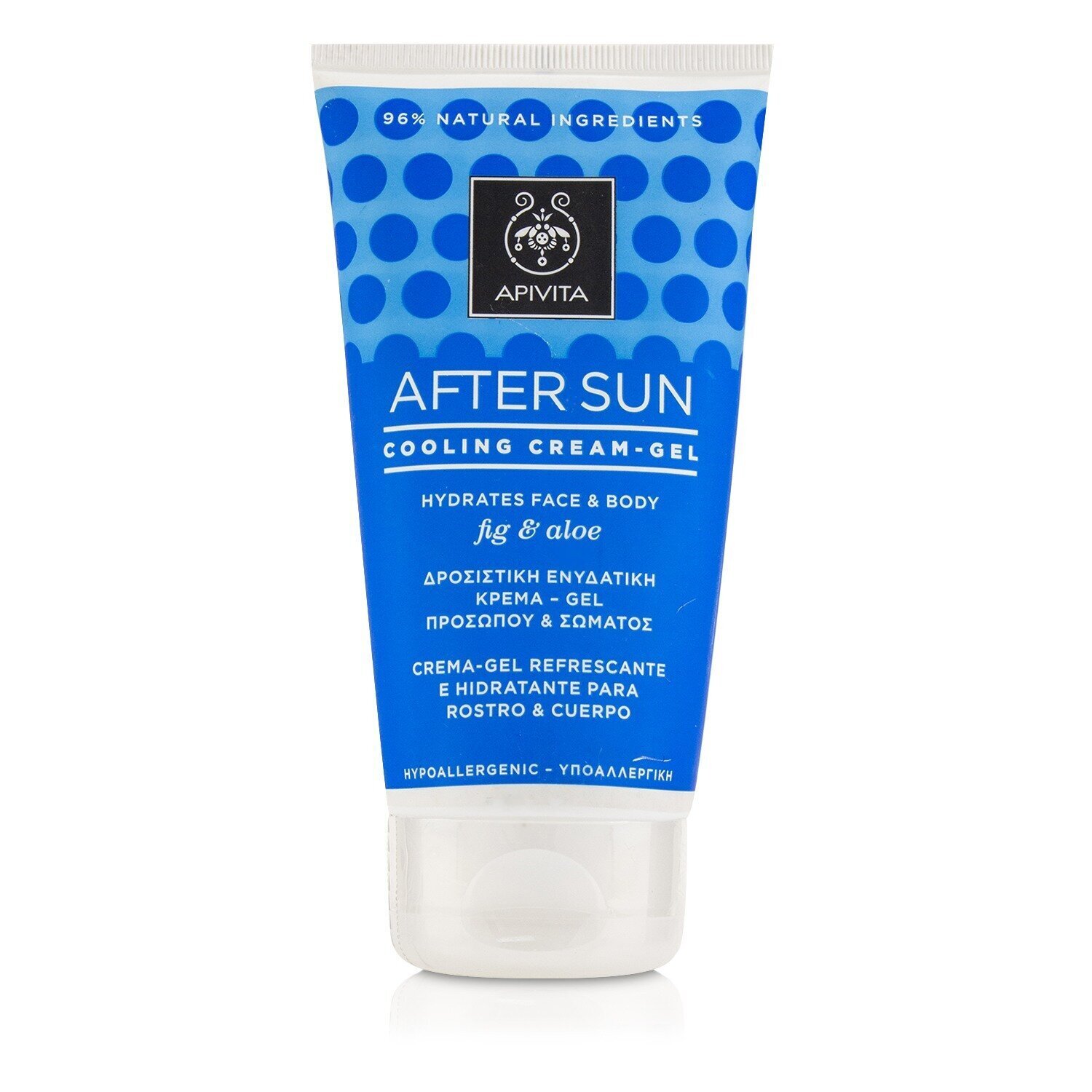 Apivita After Sun Face & Body Cooling Cream-Gel with Fig & Aloe 150ml/5oz