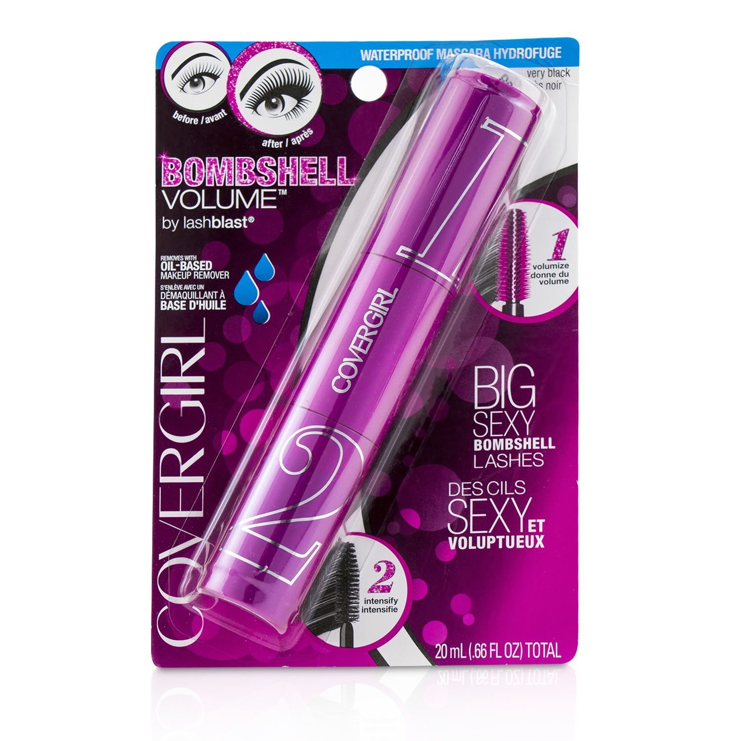 Covergirl Bombshell Volume By Lashblast Waterproof Mascara 20ml/0.66oz