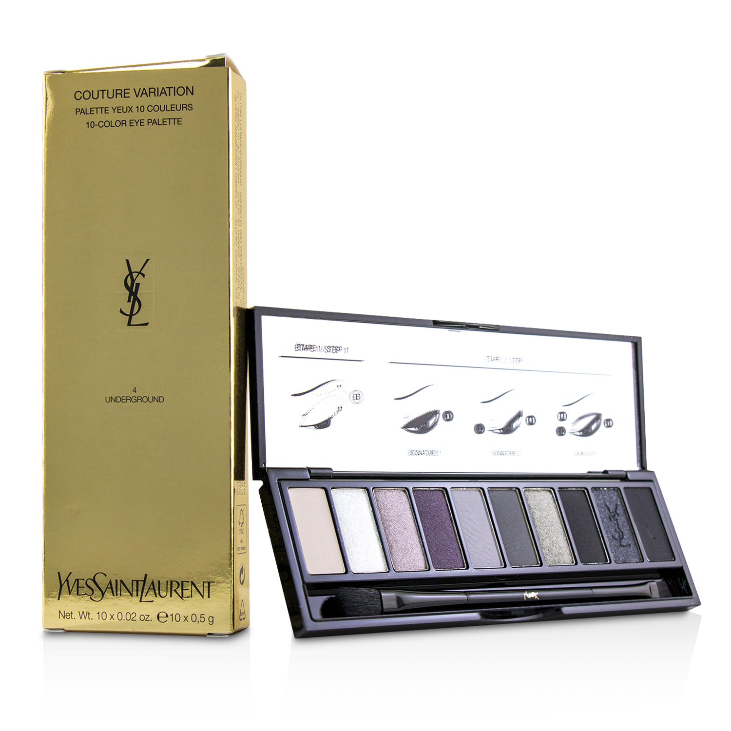 Yves Saint Laurent Couture Variation 10 Color Eye Palette 10x0.02g/0.5g