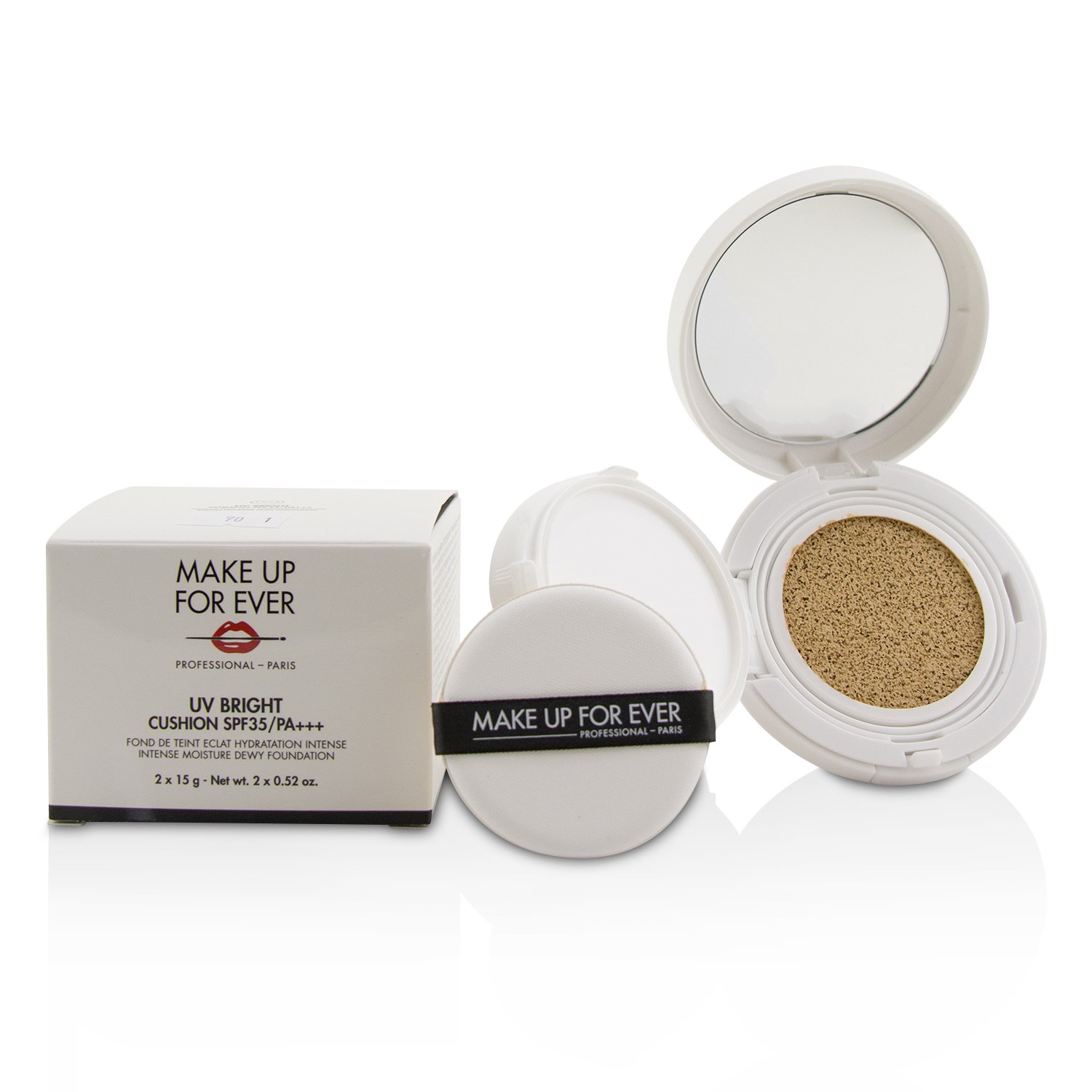 Make Up For Ever Cojín Brillante UV SPF35/PA+++ 2x15g/0.52oz