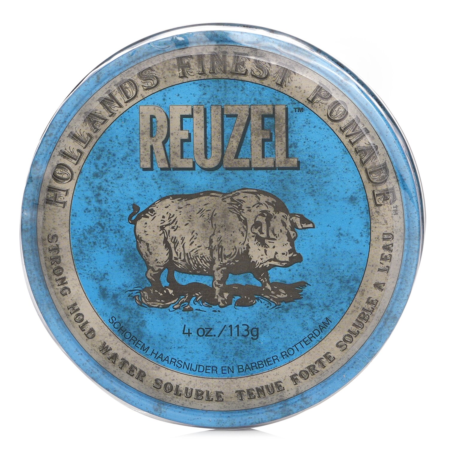 Reuzel Blue Pomade (Strong Hold, Water Soluble) 113g/4oz