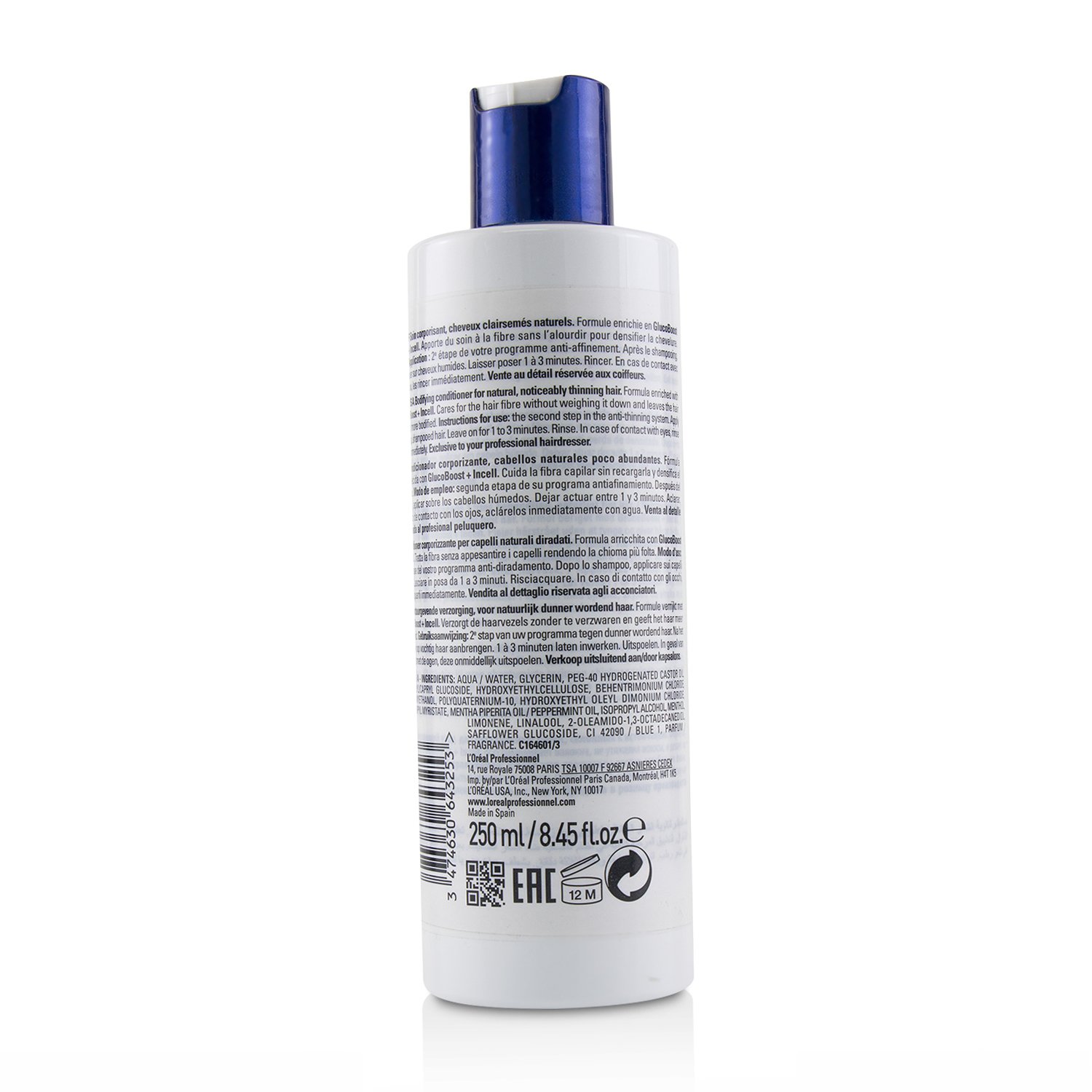 ロレアル L'Oreal Professionnel Serioxyl GlucoBoost + Incell Bodifying Conditioner (Natural, Noticeably Thinning Hair) 250ml/8.45oz