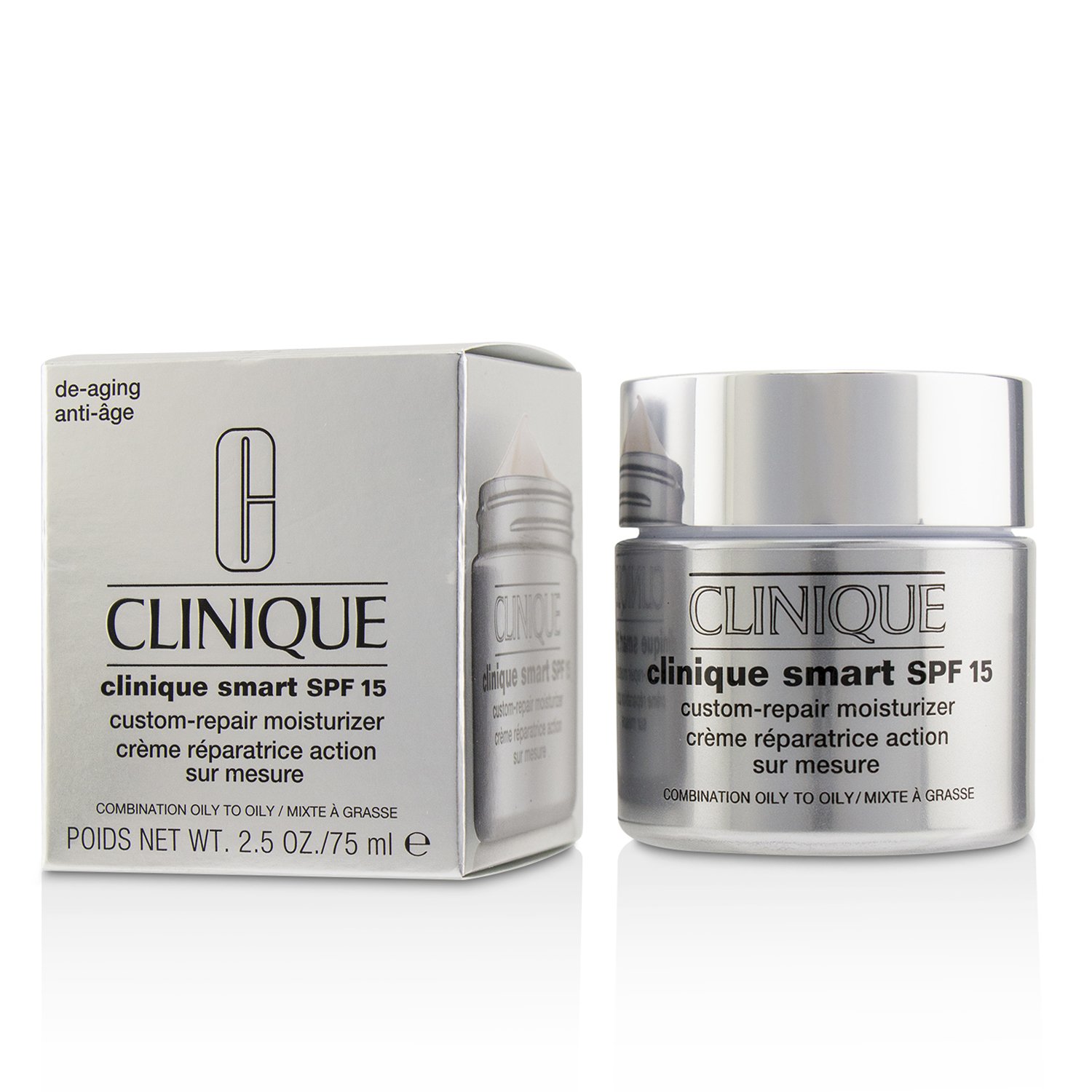 Clinique Hidratante Reparación Personalizada Inteligente SPF 15 - Piel Mixta Grasa a Grasa (Edición Limitada) 75ml/2.5oz