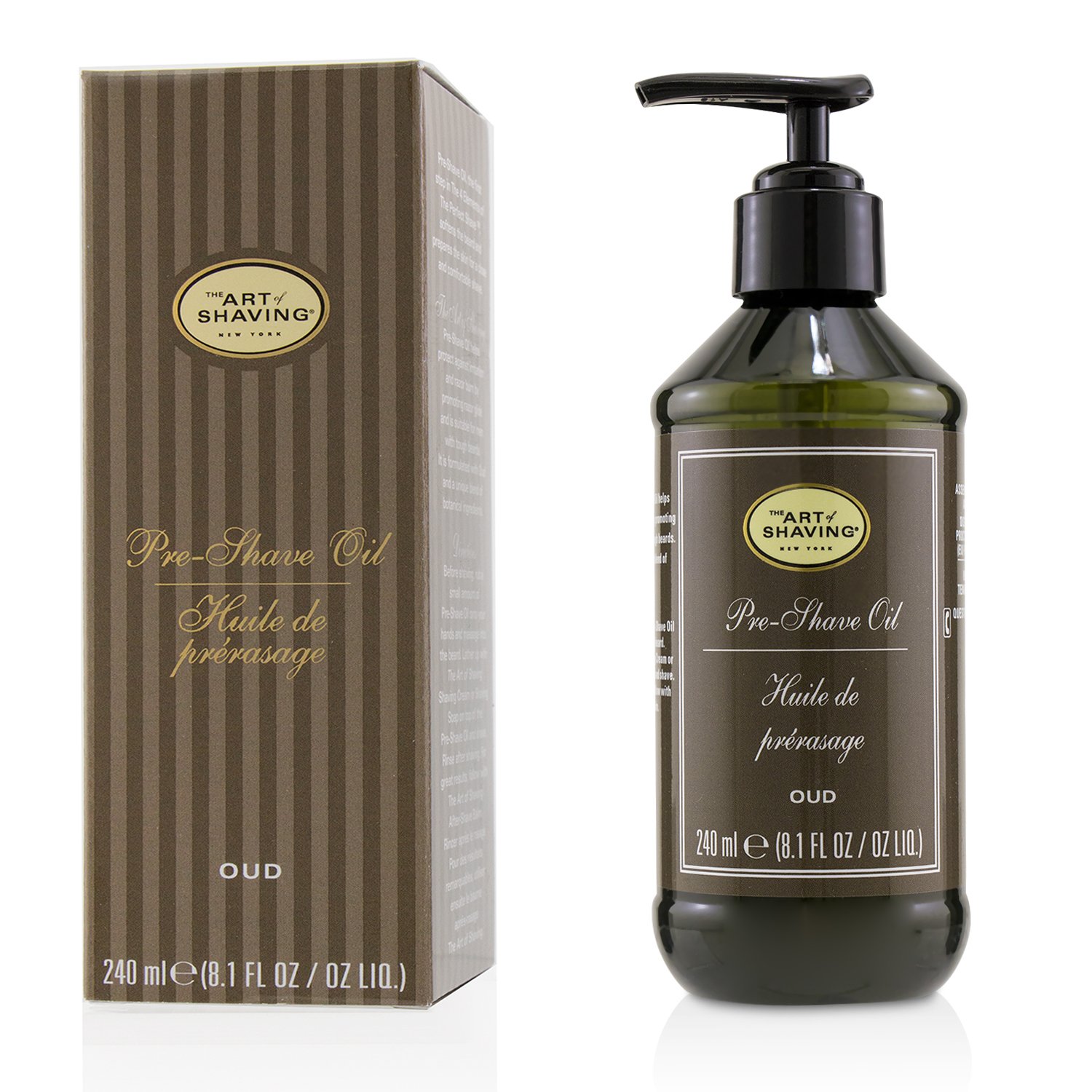 The Art Of Shaving زيت قبل الحلاقة - العود ( مع مضخة ) 240ml/8.1oz