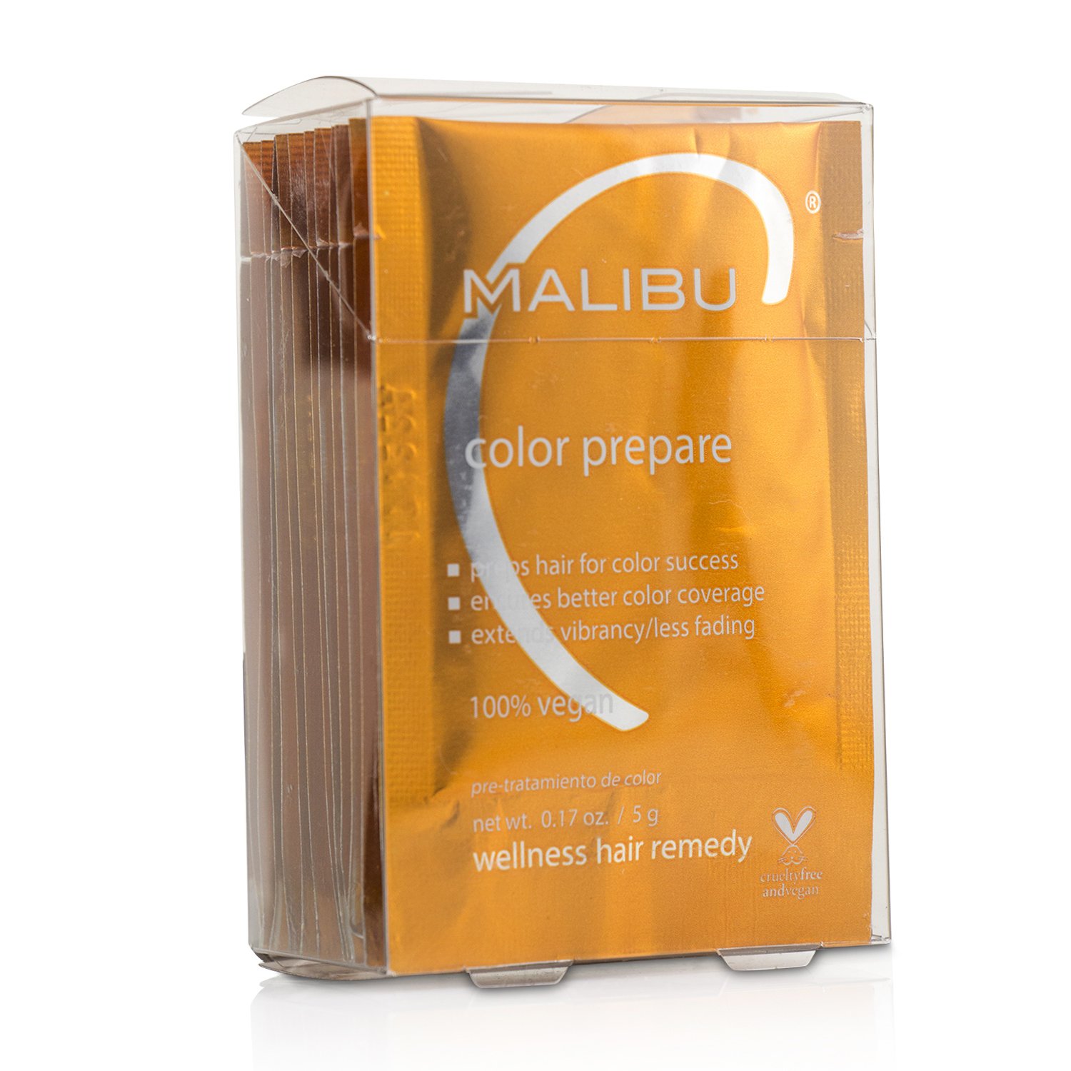 Malibu C وصفة مهيئة لصبغ الشعر Color Prepare Wellness 12x5g/0.17oz