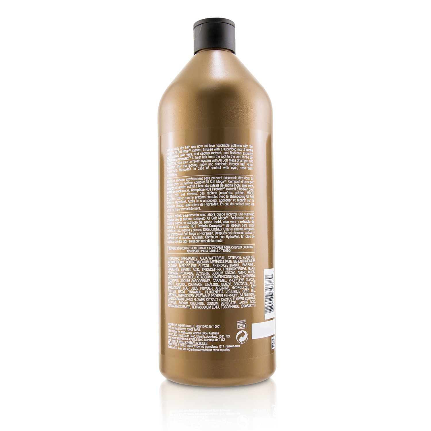 Redken 水亮柔順潤髮乳(滋養嚴重乾燥髮質) All Soft Mega Conditioner 1000ml/33.8oz