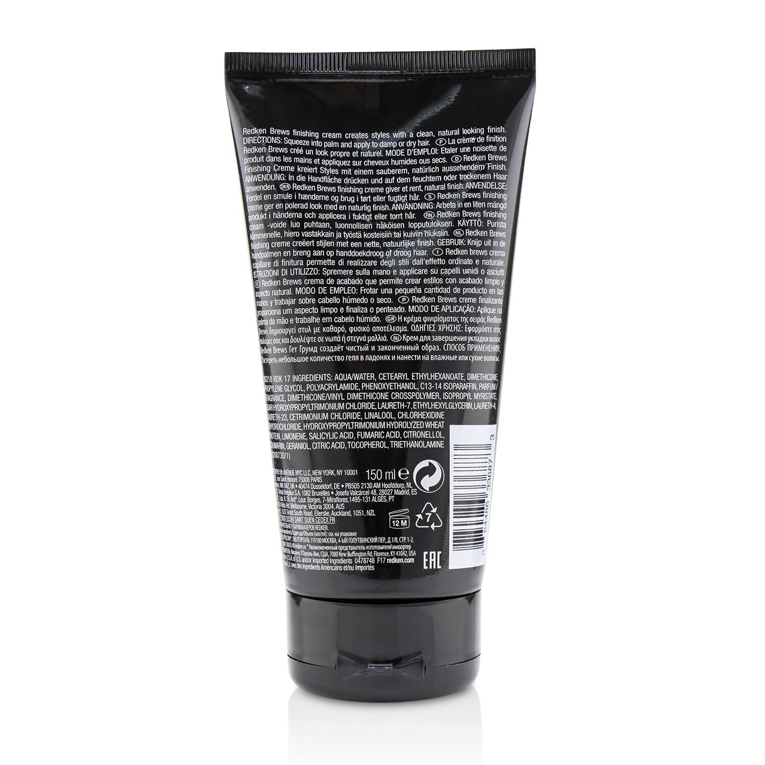 Redken Brews Get Groomed Crema de Acabado (Control Suave / Acabado de Apariencia Natural) 150ml/5oz