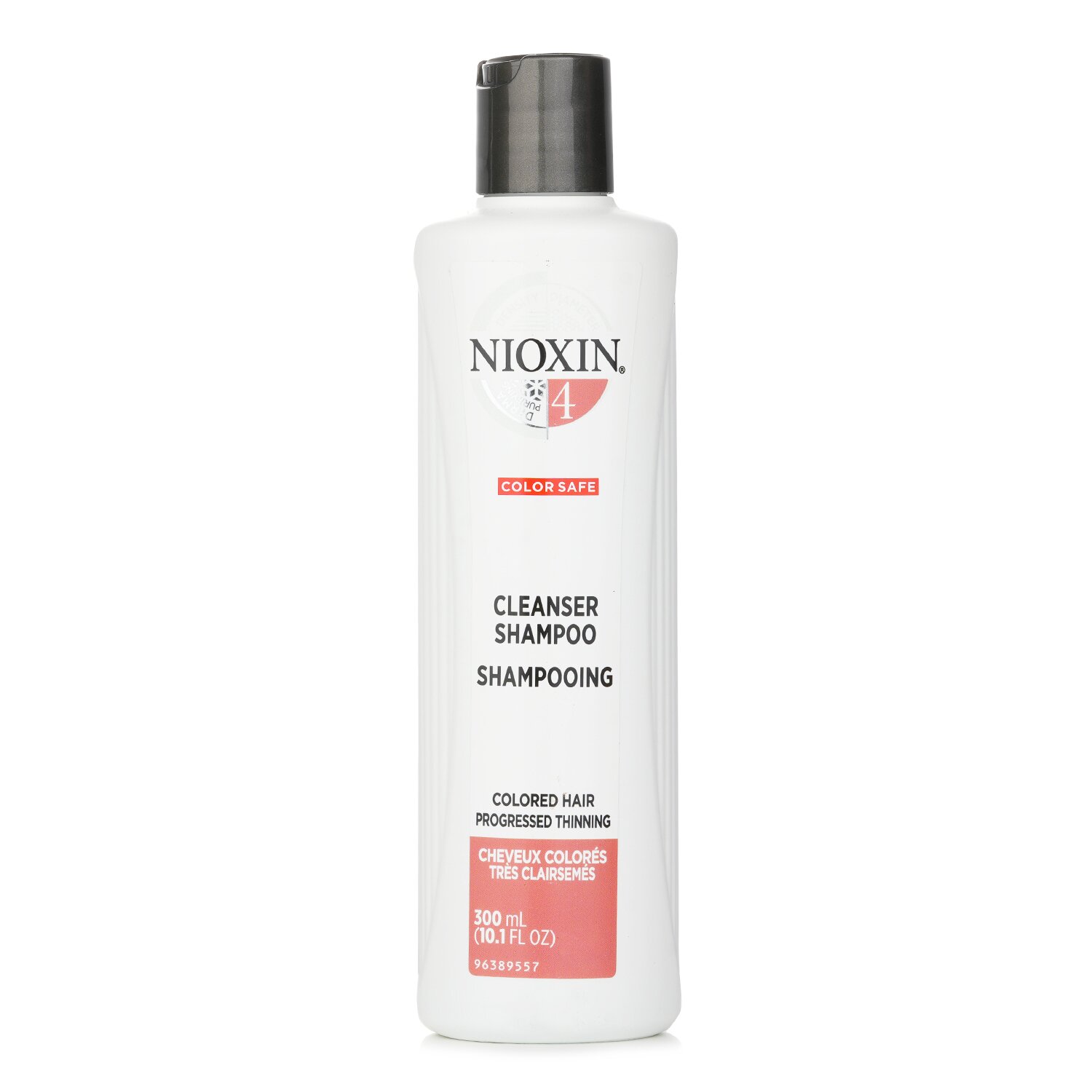 ナイオキシン Nioxin ダーマ ピュリファイング システム 4 クレンザー シャンプー (カラー ヘア, プログレス シンニング, カラー セーフ) 300ml/10.1oz