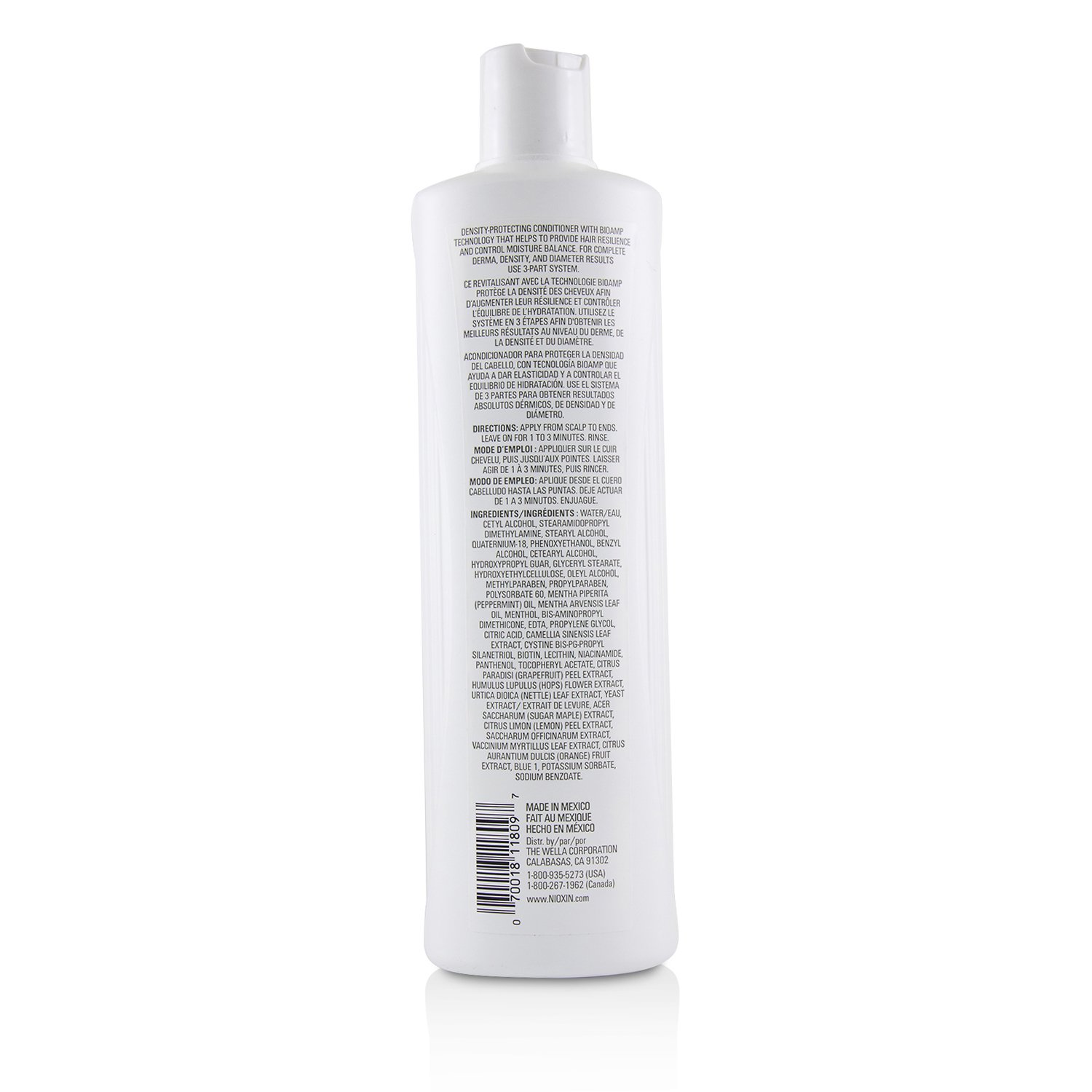 Nioxin Density System 2 Scalp Therapy Conditioner (שיער טבעי, הדלדלות מתקדמת) מרכך 500ml/16.9oz