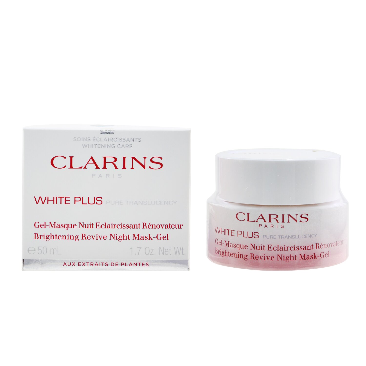 クラランス Clarins ホワイト プラス ピュア トランスルーセンシー ブライトニング リリーヴ ゲル 50ml/1.7oz