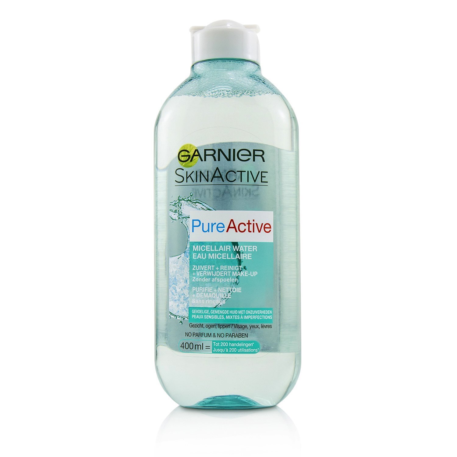 Garnier ماء ميسيلير SkinActive PureActive - للبشرة الحساسة 400ml/13.3oz