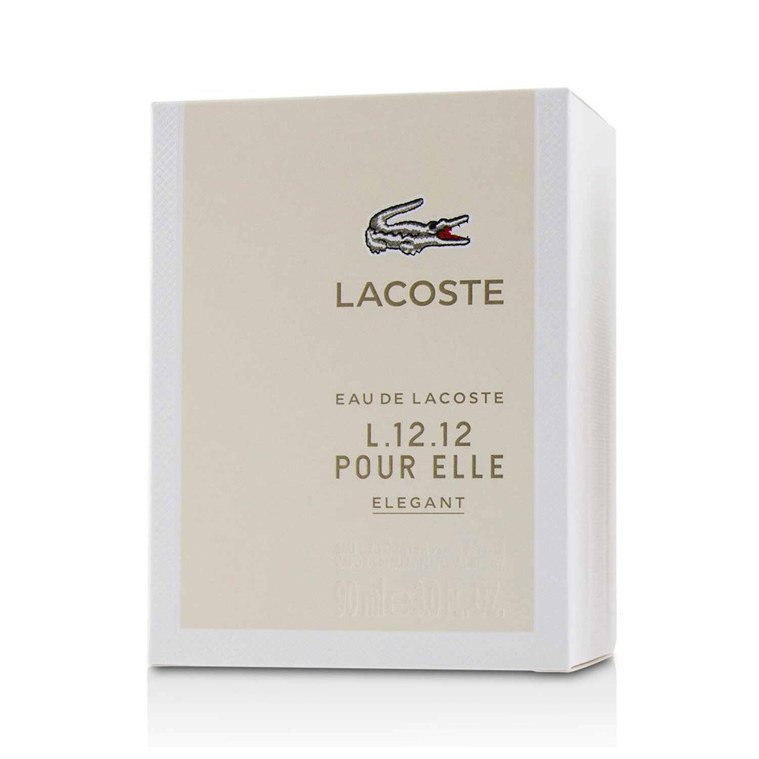 Lacoste L.12.12 Elegant Eau De Toilette Spray 90ml/3oz