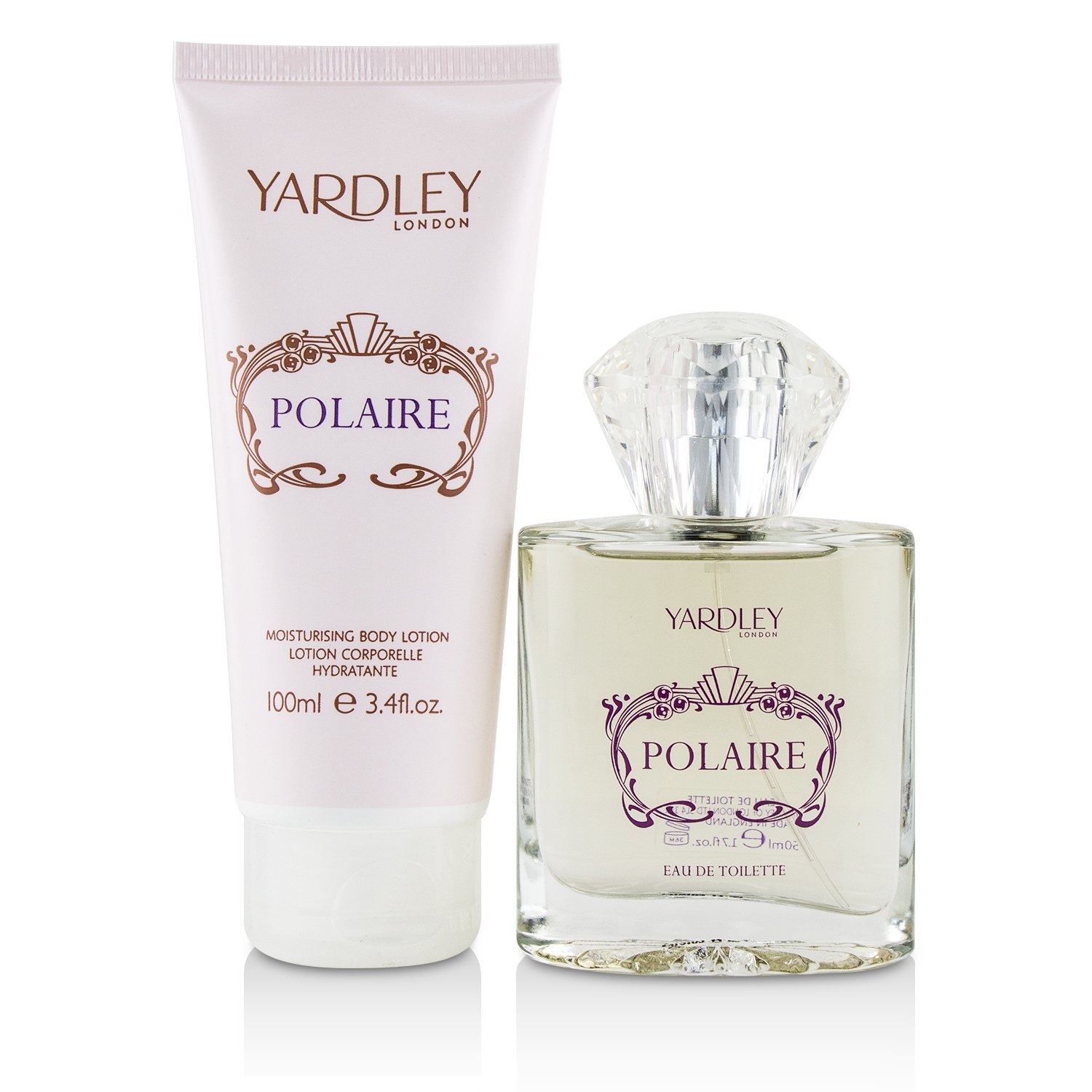 Yardley London Polaire Coffret: Eau De Toilette Spray 50ml/1.7oz + Moisturising Body Lotion 100ml/3.4oz 2pcs