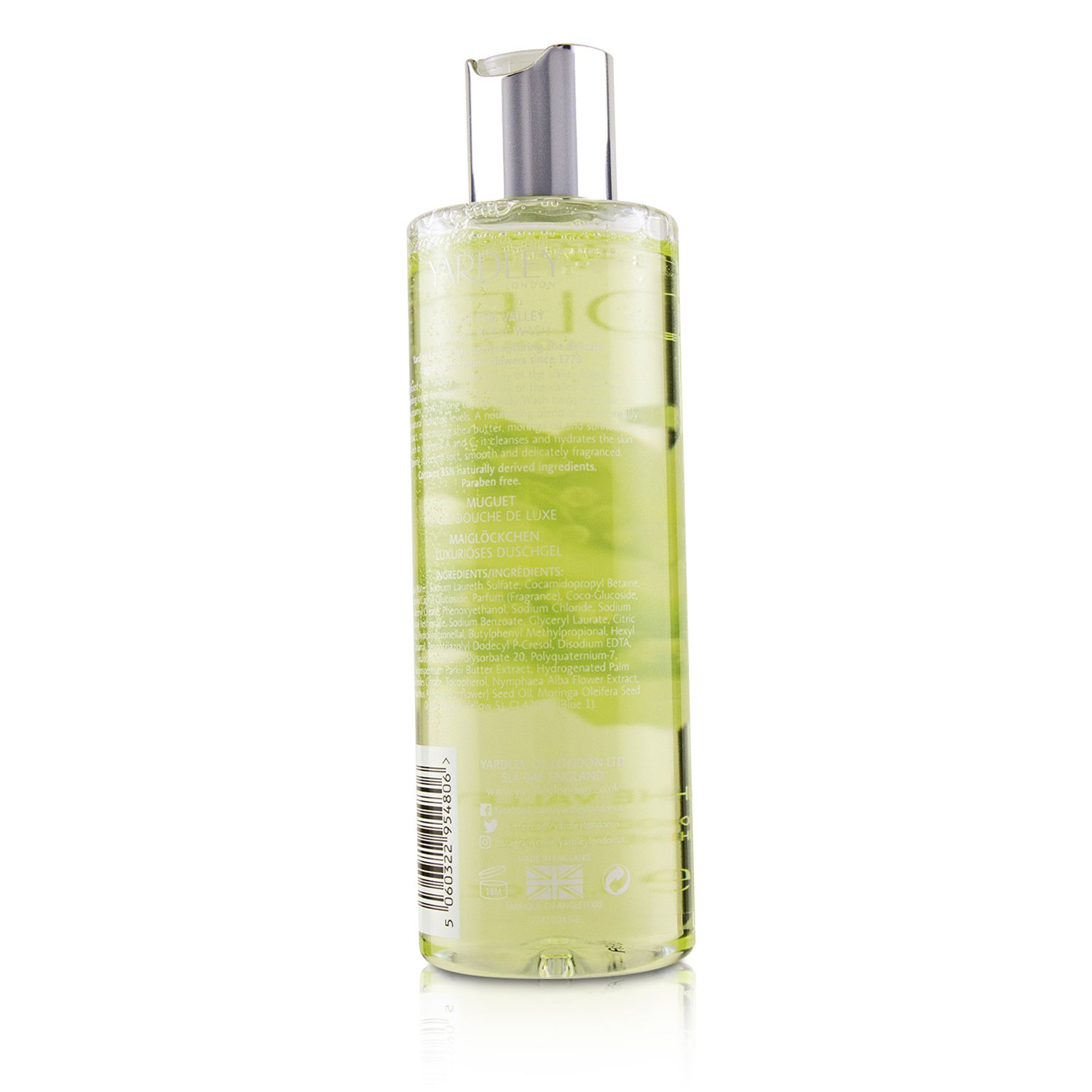 Yardley London Lily Of The Valley Роскошный Гель для Душа 250ml/8.4oz