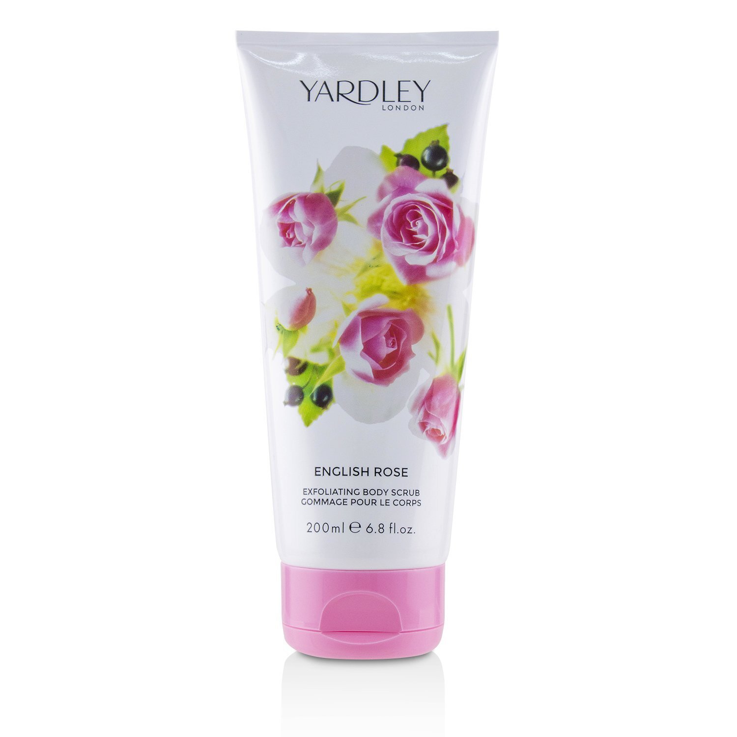 Yardley London منظف فرك لتقشير الجسم English Rose 200ml/6.8oz