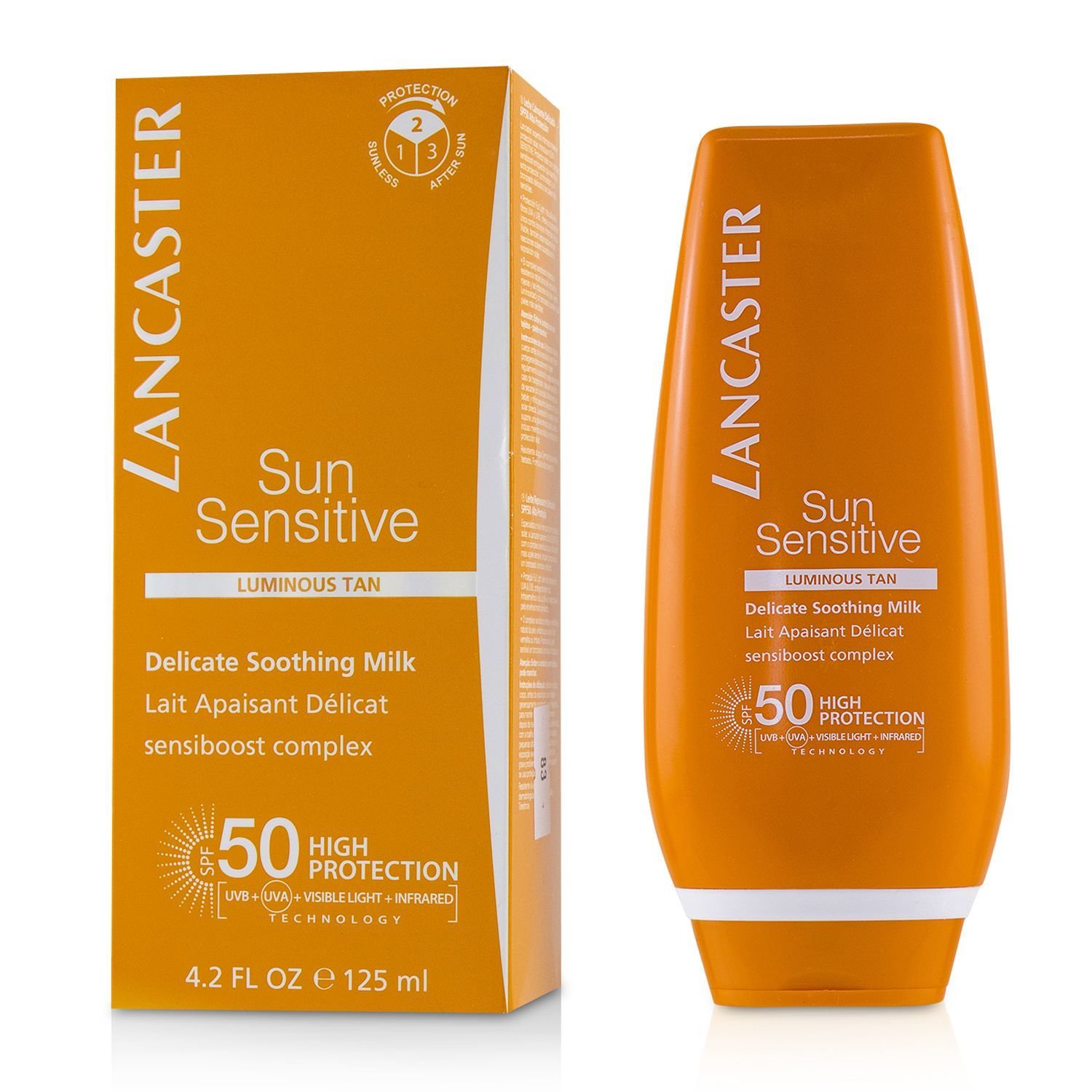 Lancaster Sun Sensitive Нежное Смягчающее Молочко для Тела SPF50 125ml/4.2oz