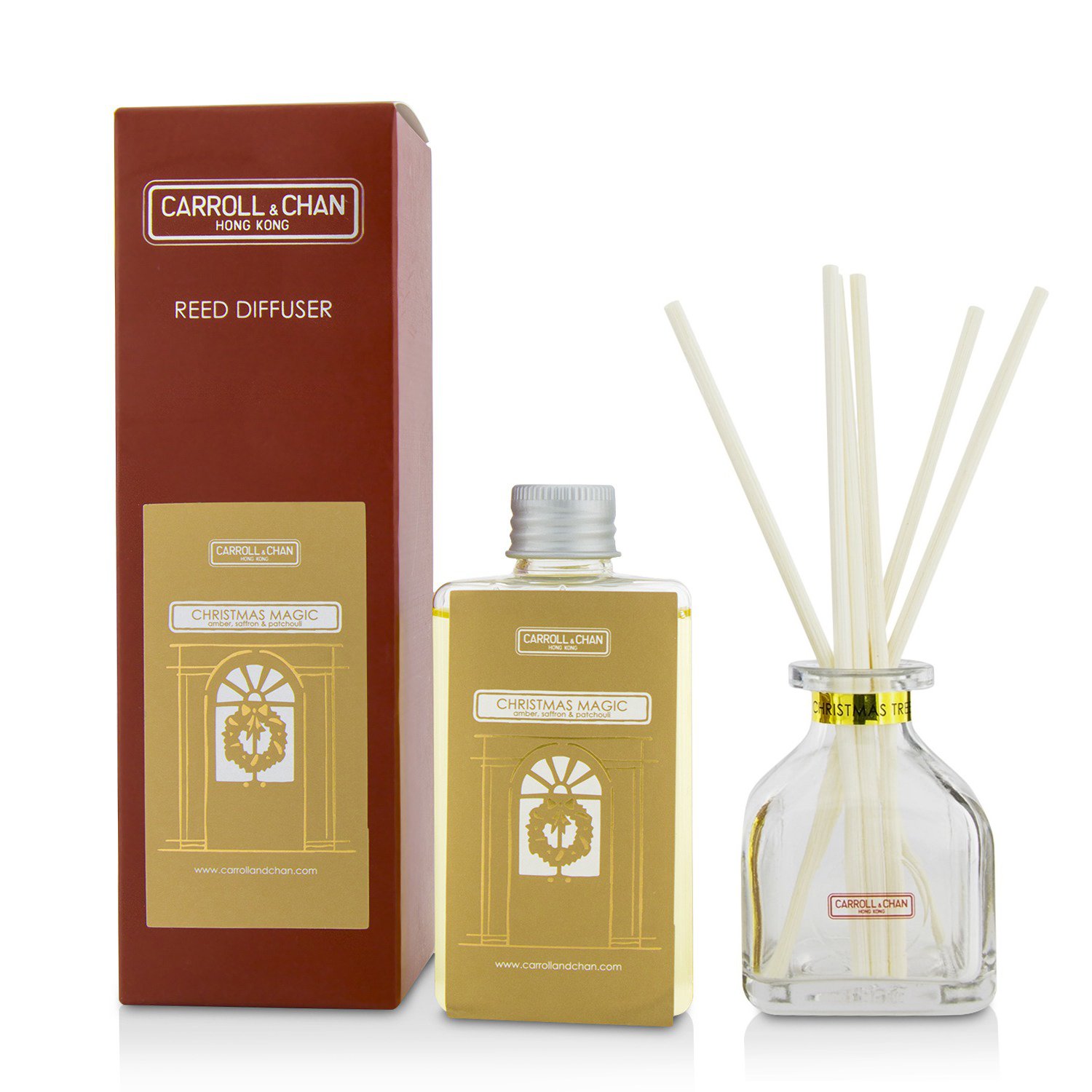 Carroll & Chan Reed Diffuser - Christmas Magic (Amber, Saffron & Patchouli) 100ml/3.38oz